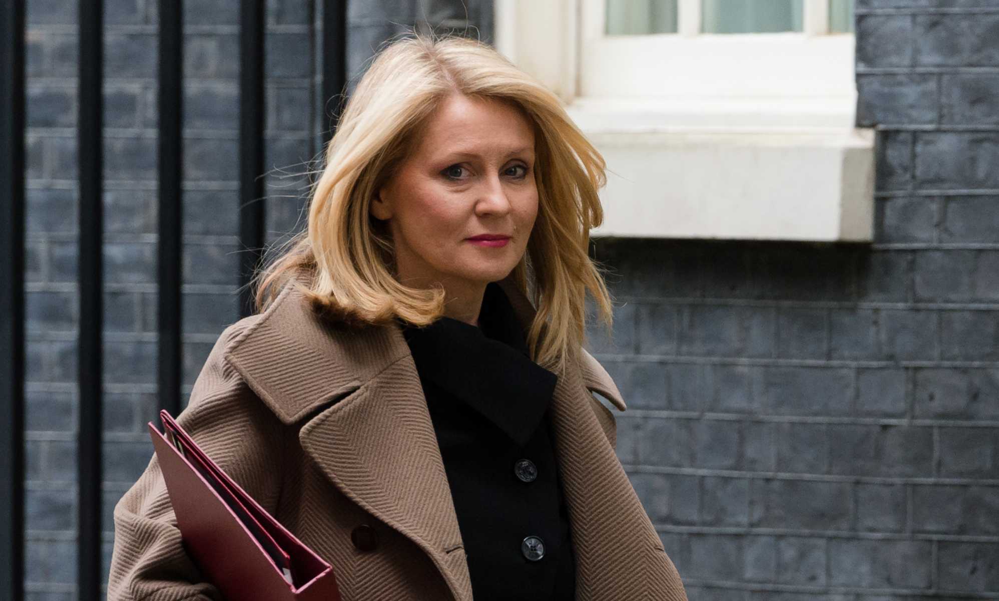 Esther McVey slammed for using Holocaust poem to criticise smoking ban plan