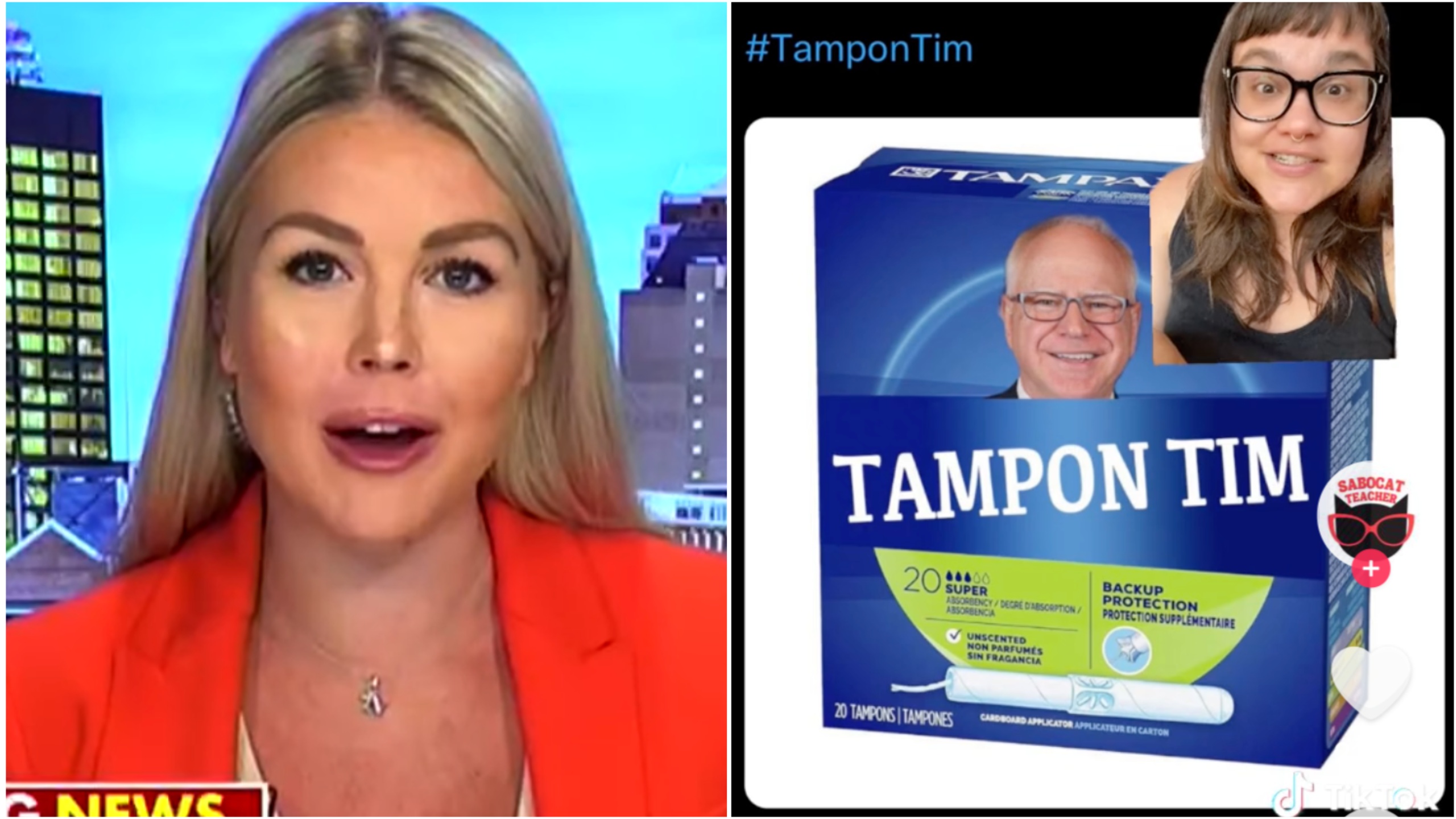 Republicans are being widely mocked for referring to Harris VP pick Tim Walz as 'Tampon Tim'