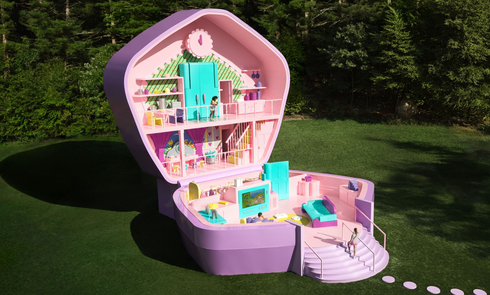 Fans of the 90s can now stay in a life-size Polly Pocket Airbnb