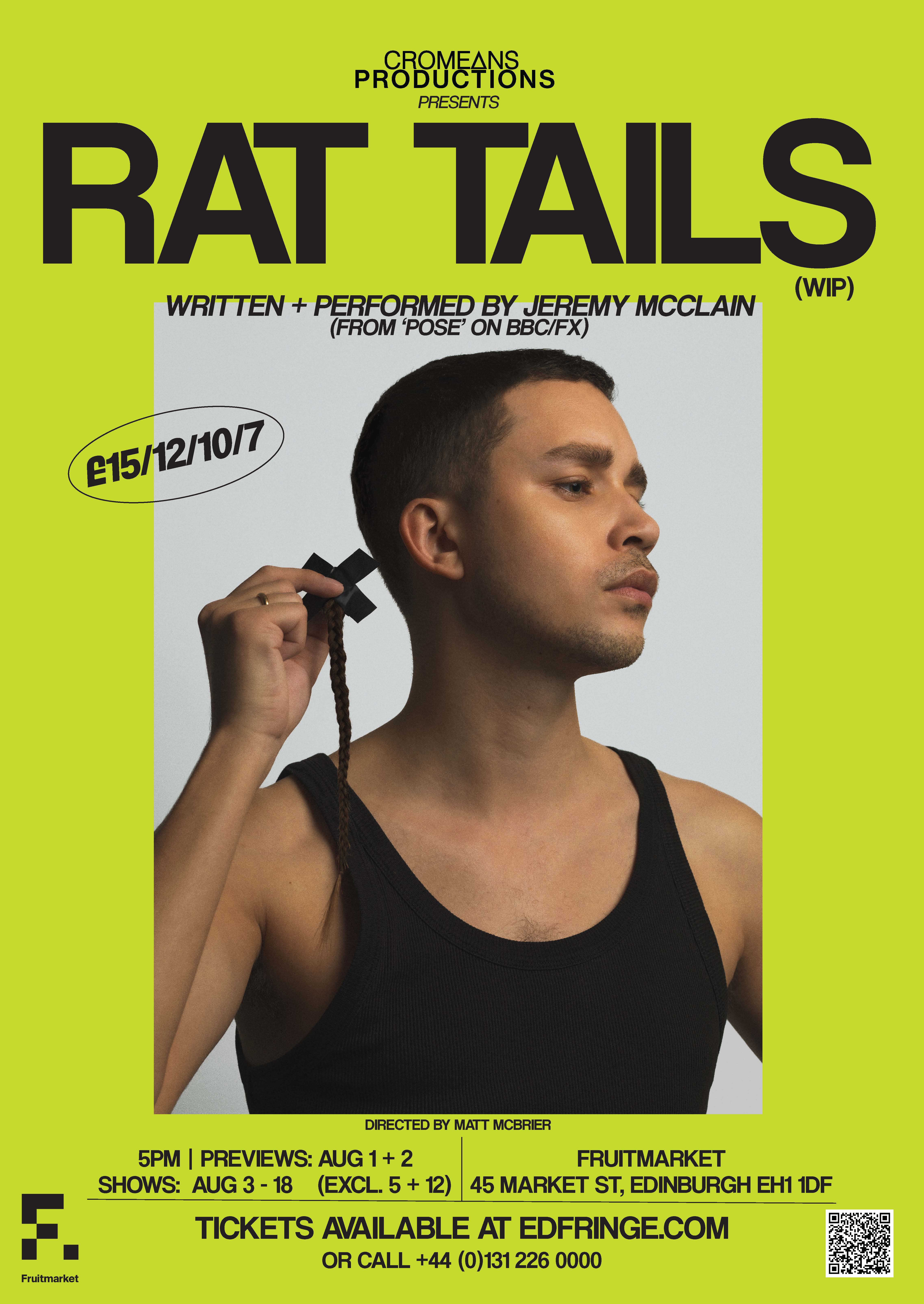 The promotional poster for Pose star Jeremy McClain