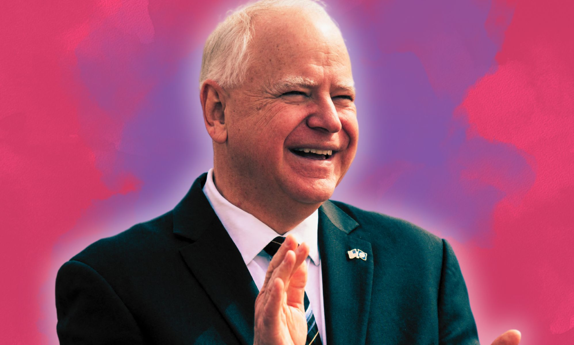 Tim Walz mocks Republicans' criticism of his progressive past: 'What a monster! Kids are eating'