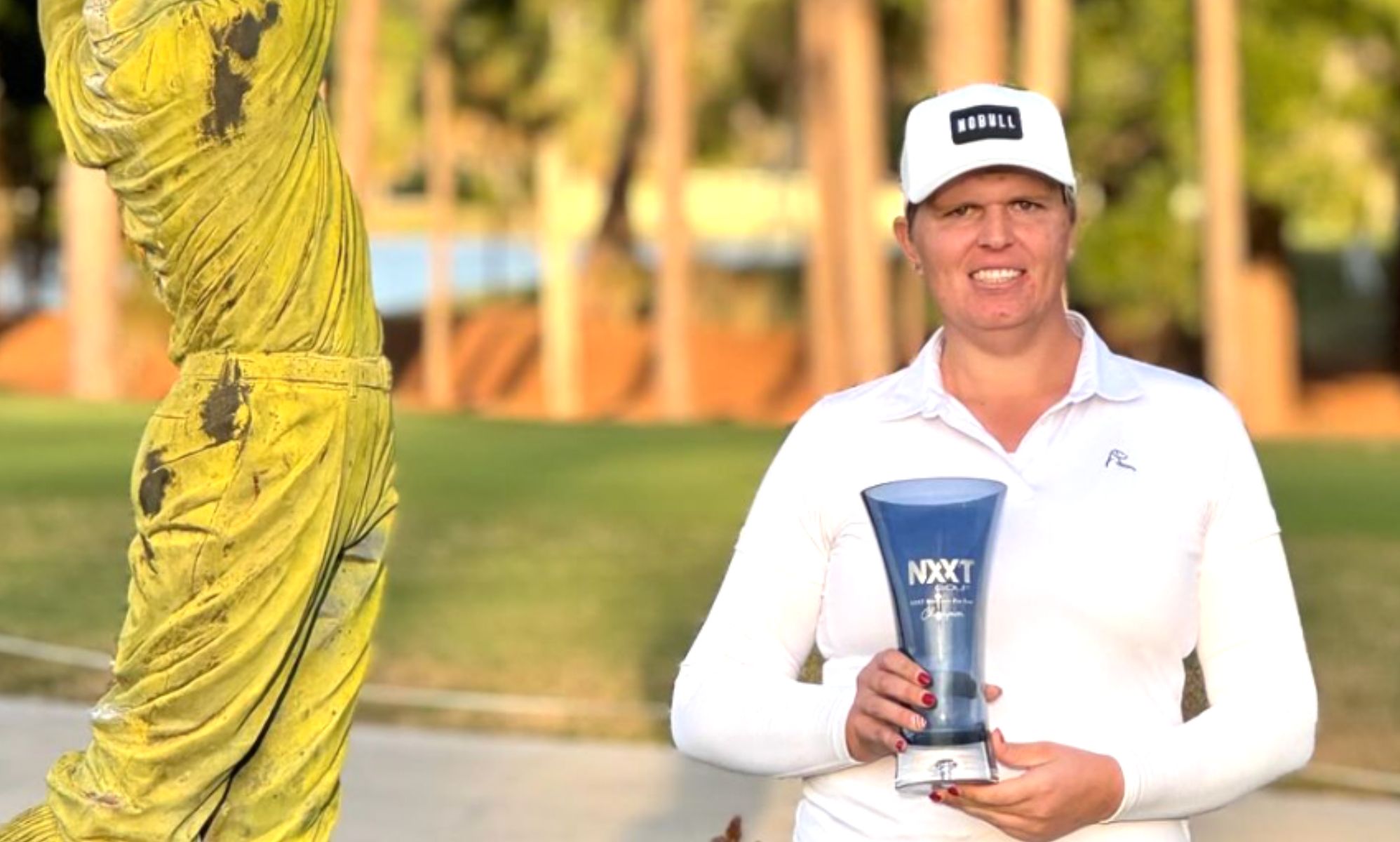 Transgender golfer Hailey Davidson just took a big leap forward in her professional golf career