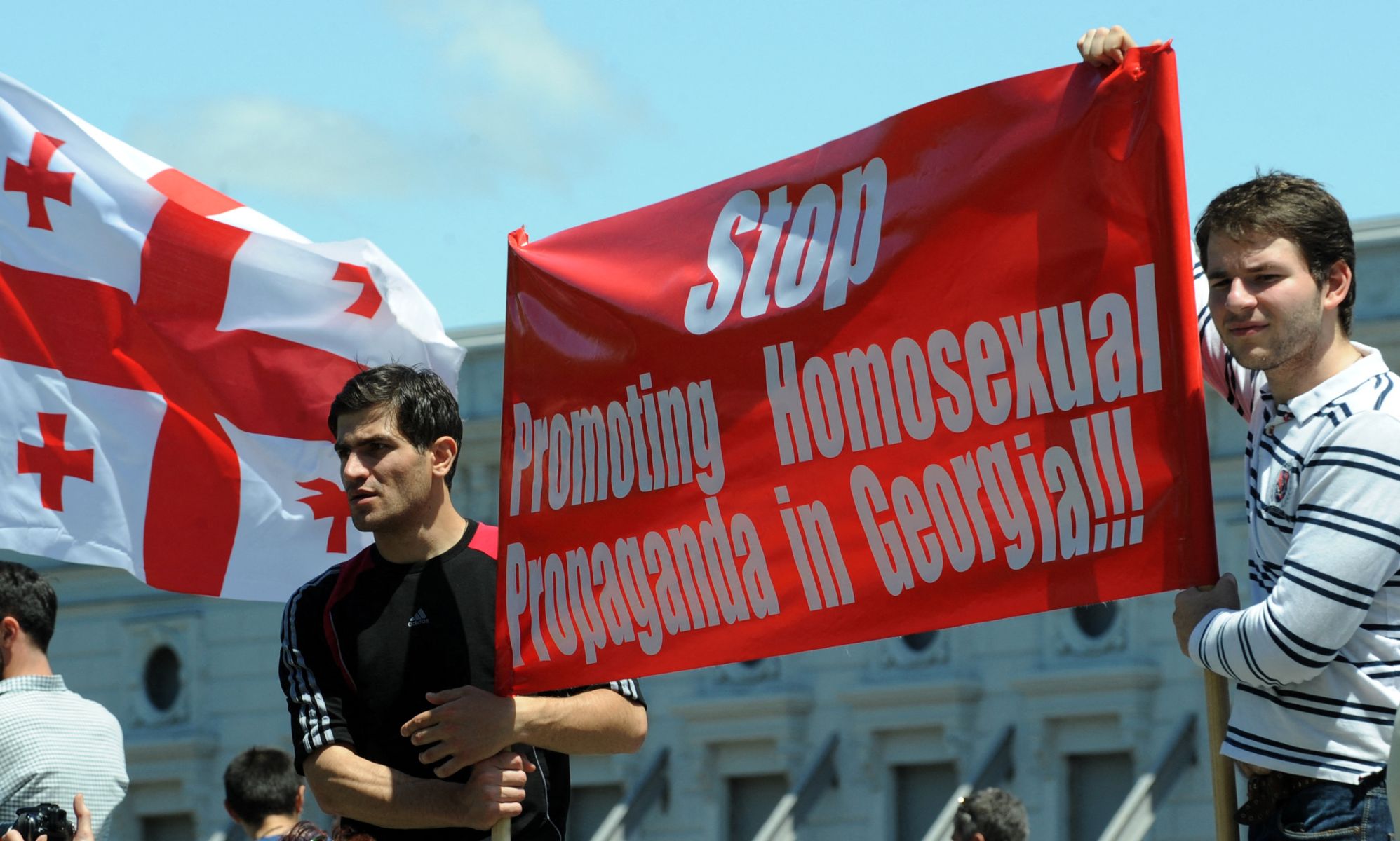 Georgia passes sweeping 'LGBT propaganda' law that could see Pride flags and events banned