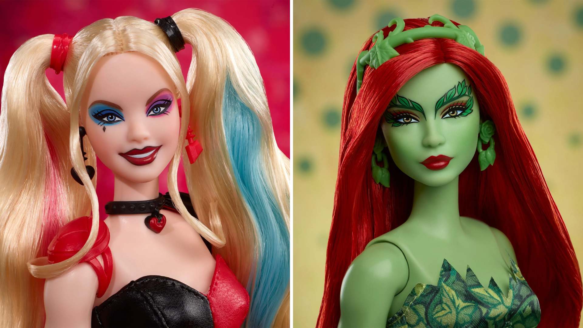 Sapphic icons Harley Quinn and Poison Ivy immortalised as Barbie dolls
