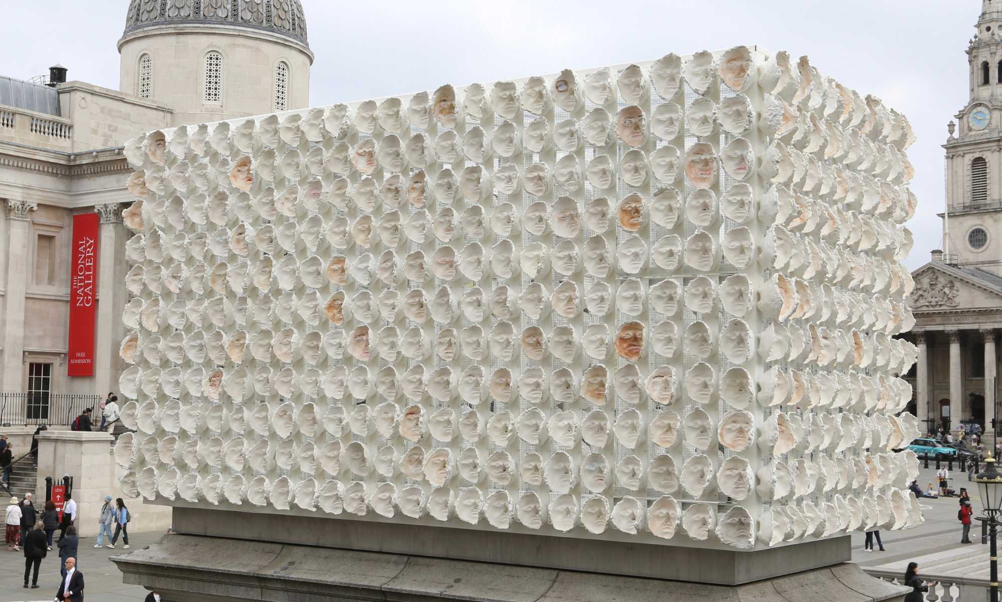 Trafalgar Square's Fourth Plinth powerfully displays hundreds of trans and non-binary faces