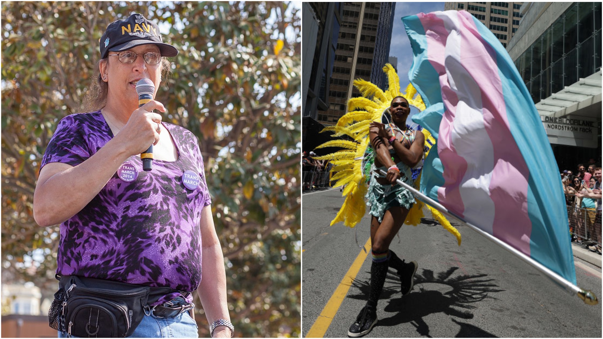 Navy veteran shares inspiring story of how she created the first-ever transgender pride flag