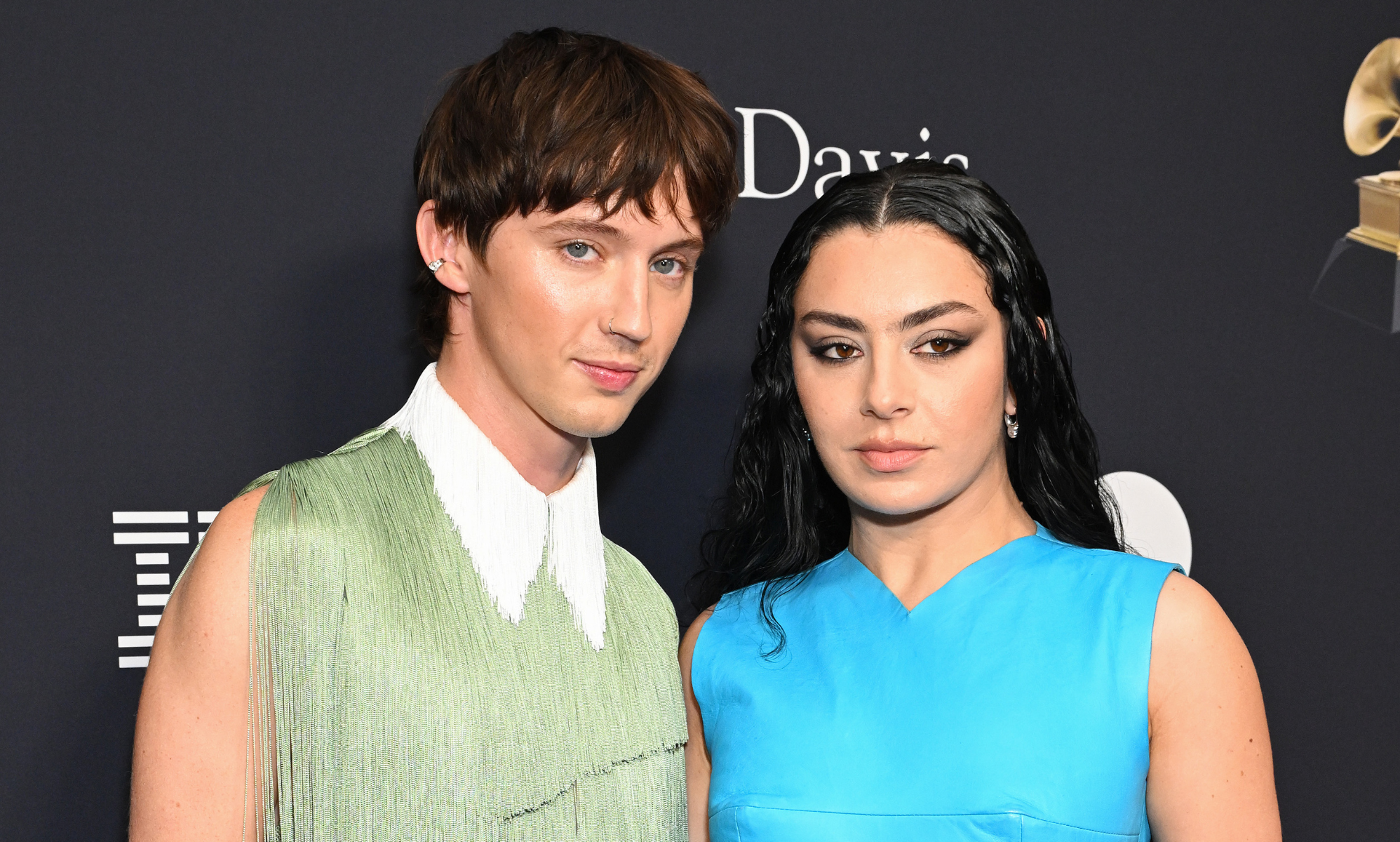 Charli XCX and Troye Sivan strip down for a foam-soaked photoshoot