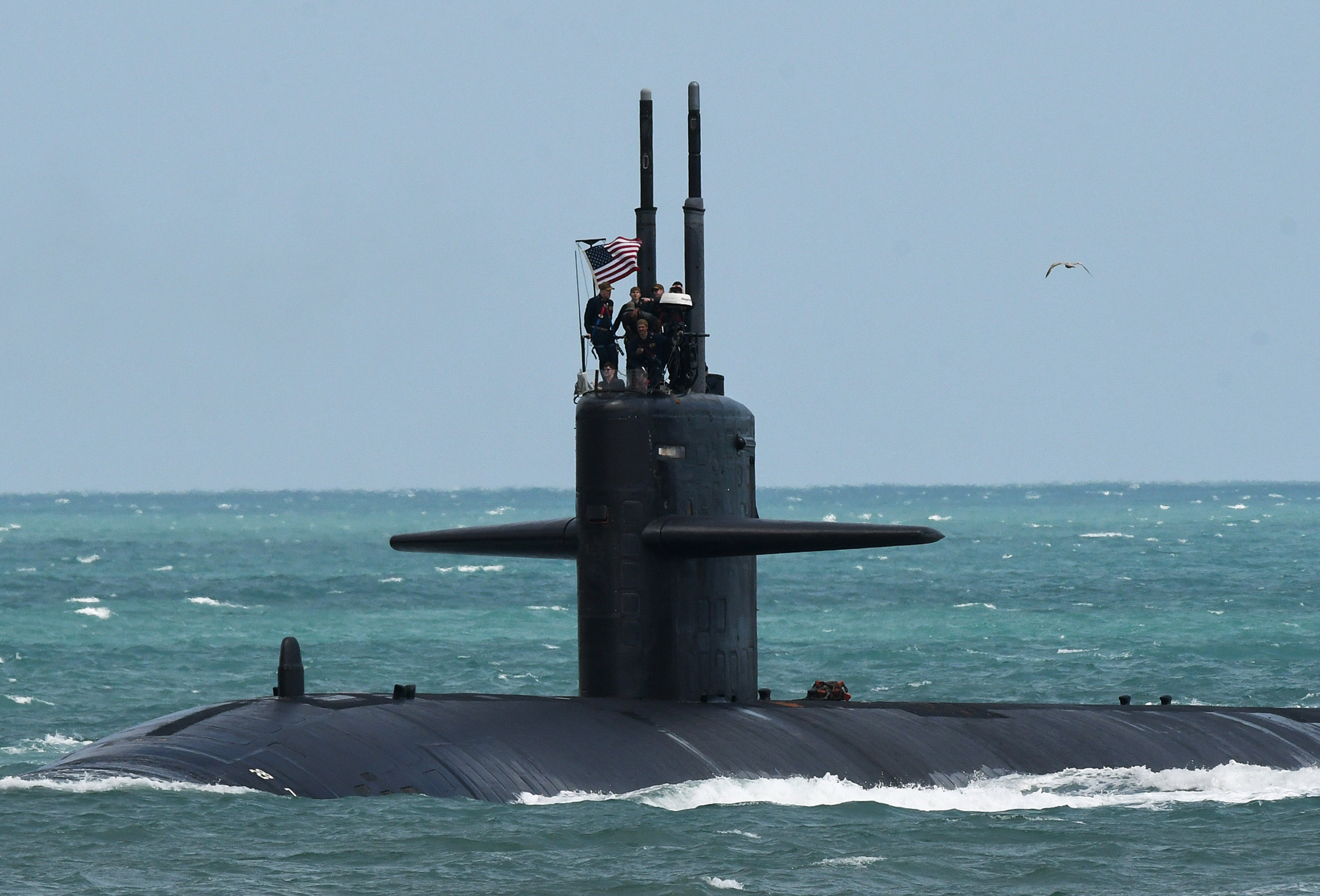 The US Navy have launched a 'gender neutral' submarine and bigots are losing their minds