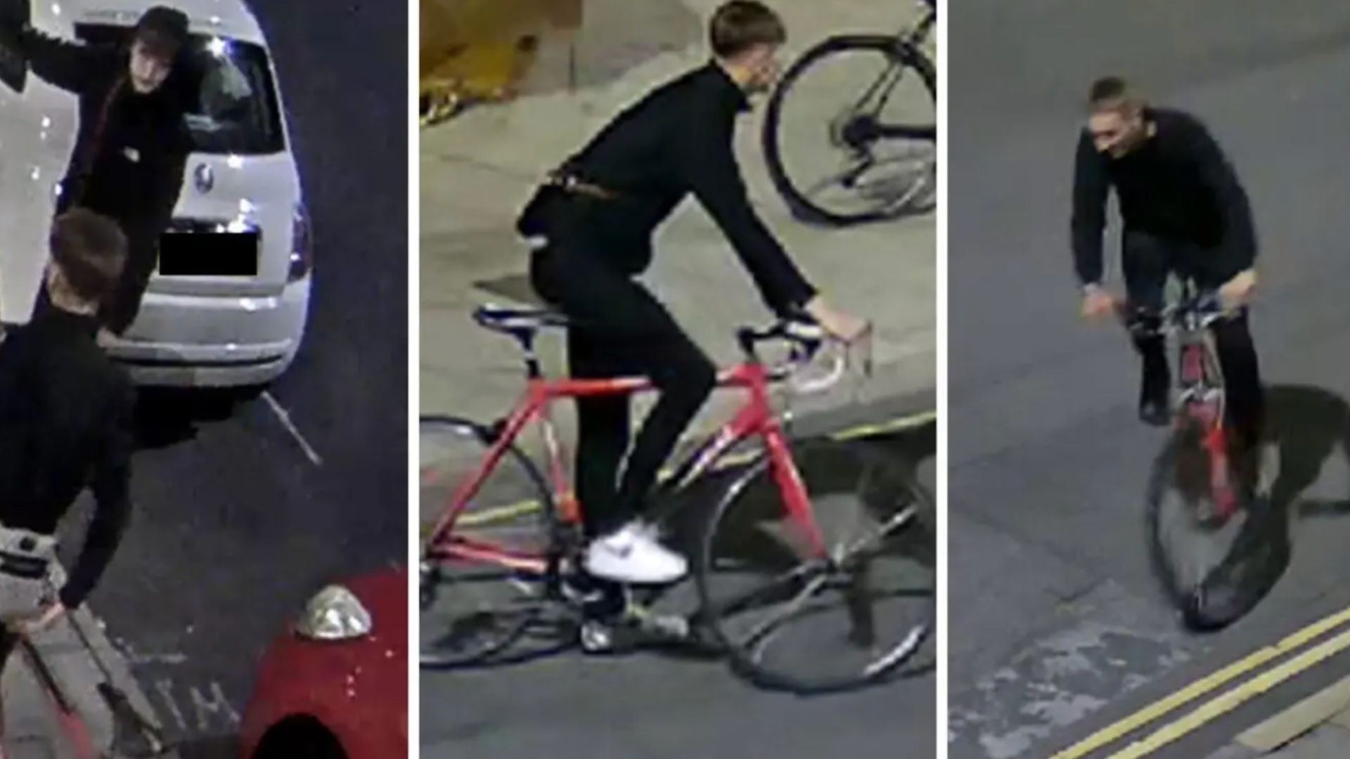 Police release images of three men after 'homophobic' knife attack