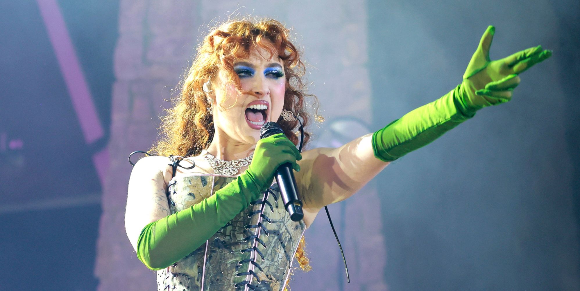 Chappell Roan makes triumphant return to stage after cancelling gigs amid election controversy