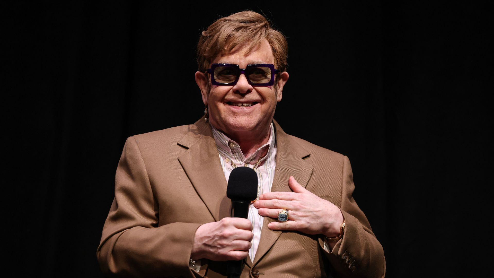 Elton John reflects on 'emptiness' of early fame and success at documentary premiere