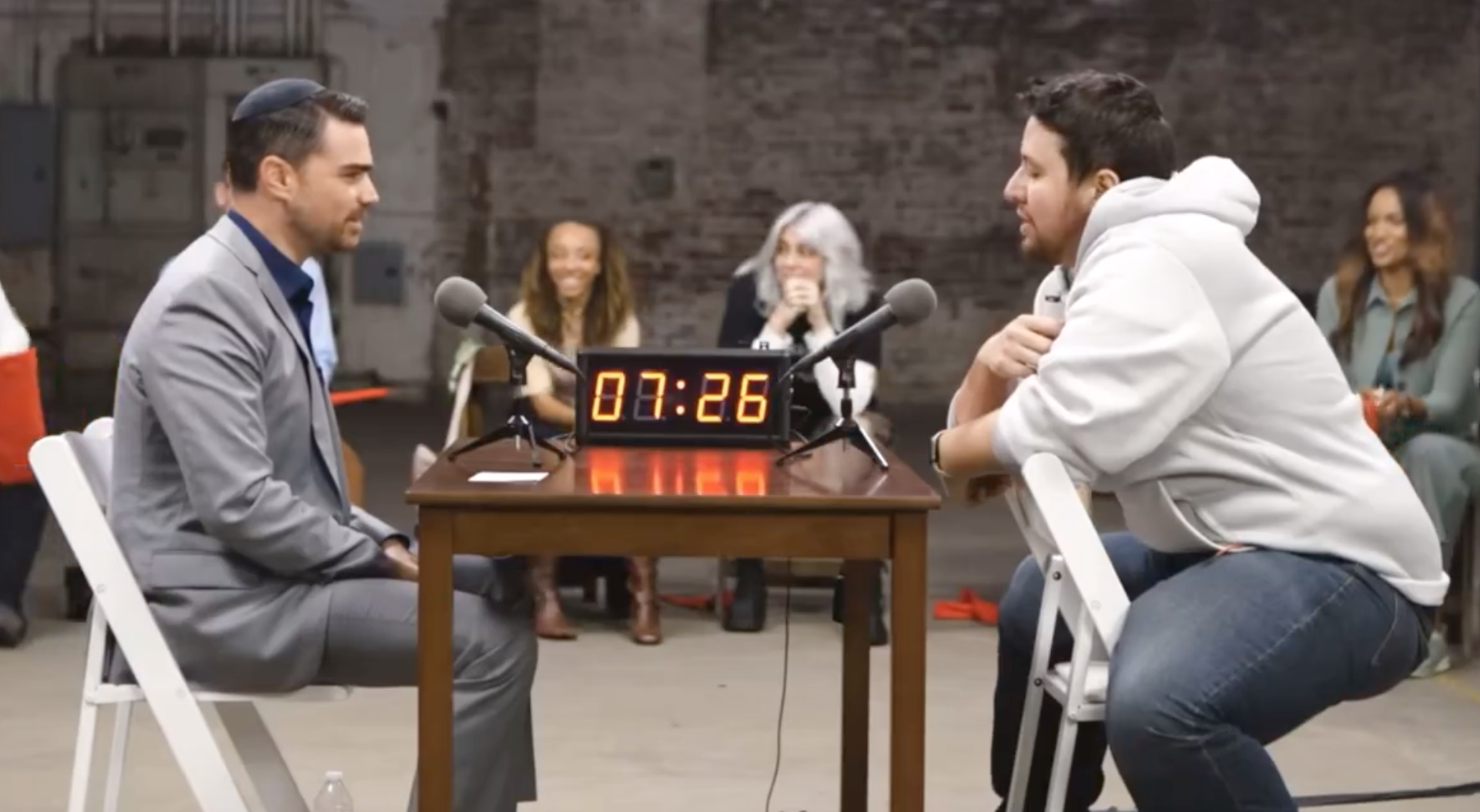 Right-wing pundit Ben Shapiro 'eviscerated' by trans man's questions on Surrounded debate show