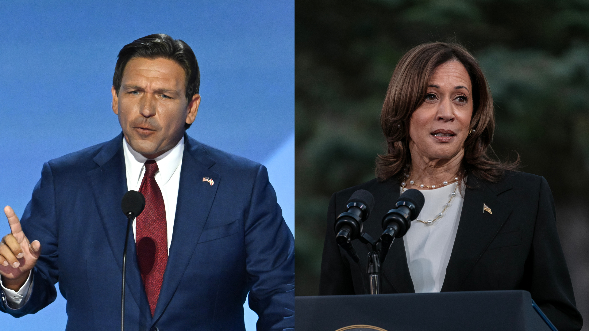 Kamala Harris calls Ron DeSantis 'utterly irresponsible' for refusing call with her on hurricane aid