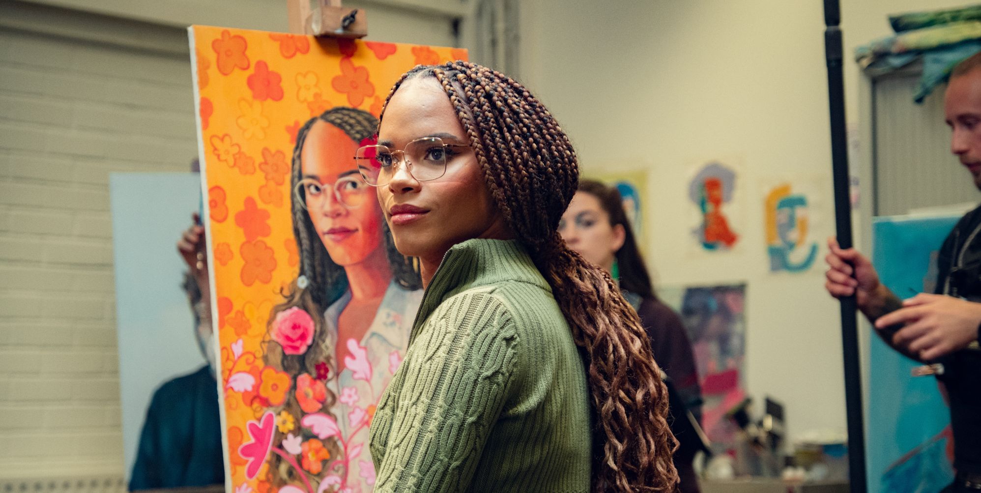 Yasmin Finney as Elle Argent in Heartstopper season three