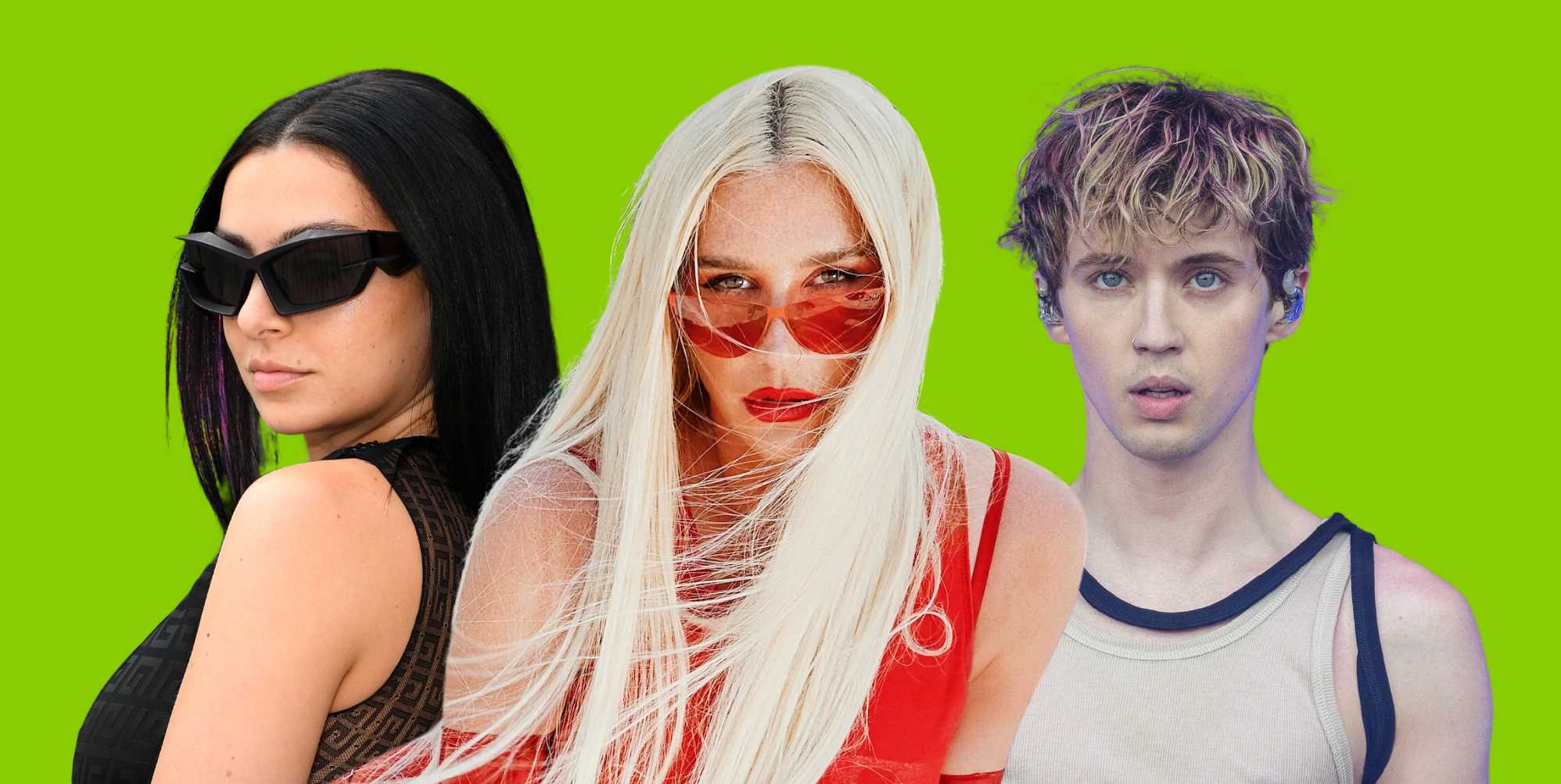 Crowd goes wild for Kesha as she performs Tik Tok with Charli XCX and Troye Sivan on Sweat tour