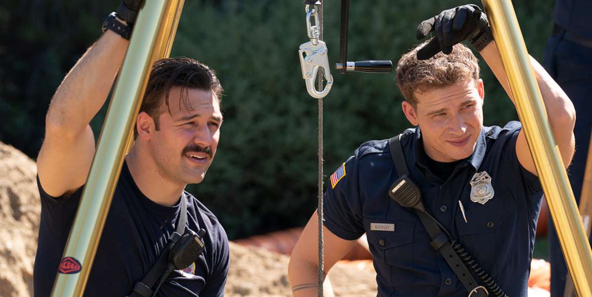 9-1-1's Buck and Eddie inch closer to being more than just friends: 'I'm crashing out'