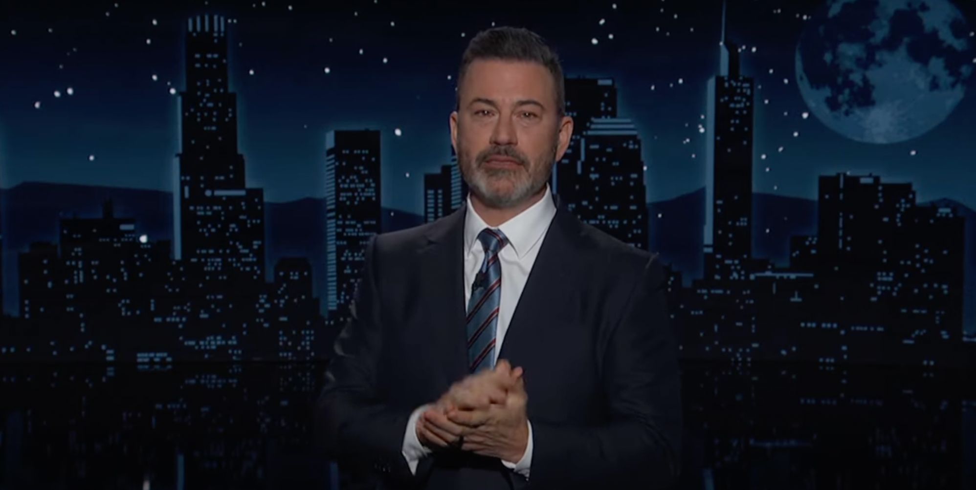 Jimmy Kimmel holds back tears on air after Trump election win: 'A terrible night'