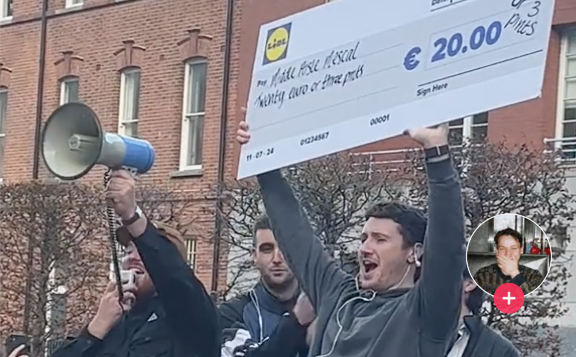 Triumphant winner of hilarious Paul Mescal lookalike contest in Ireland wins €20... or three pints