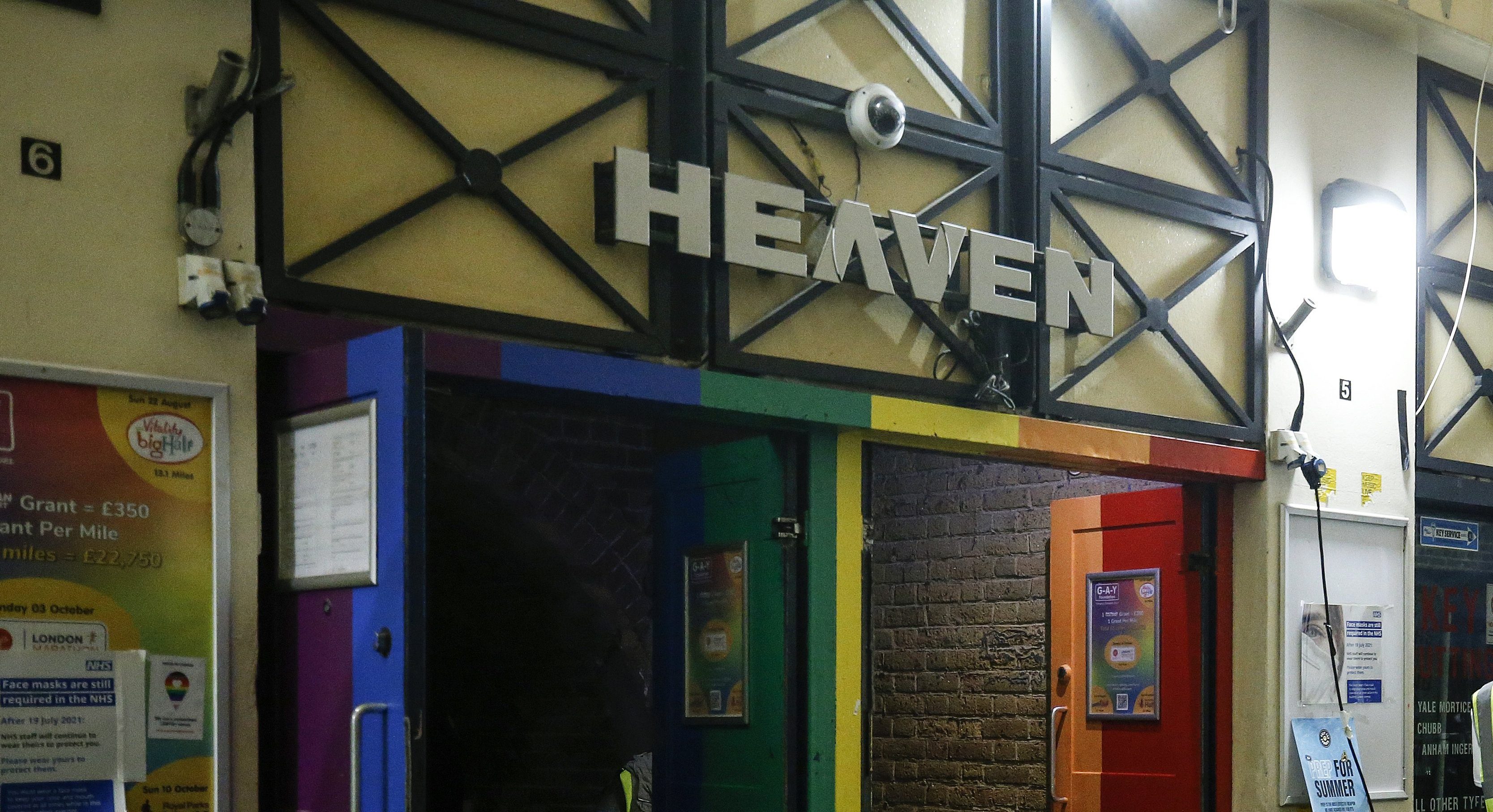 Heaven nightclub closed after security guard charged with rape
