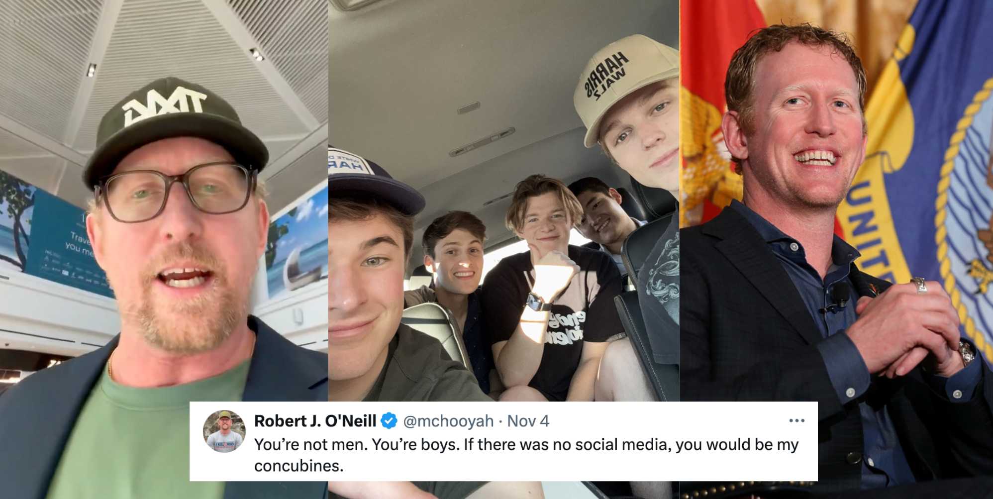 Guy that 'killed Bin Laden' doubles down on making male Harris voters his 'concubines'