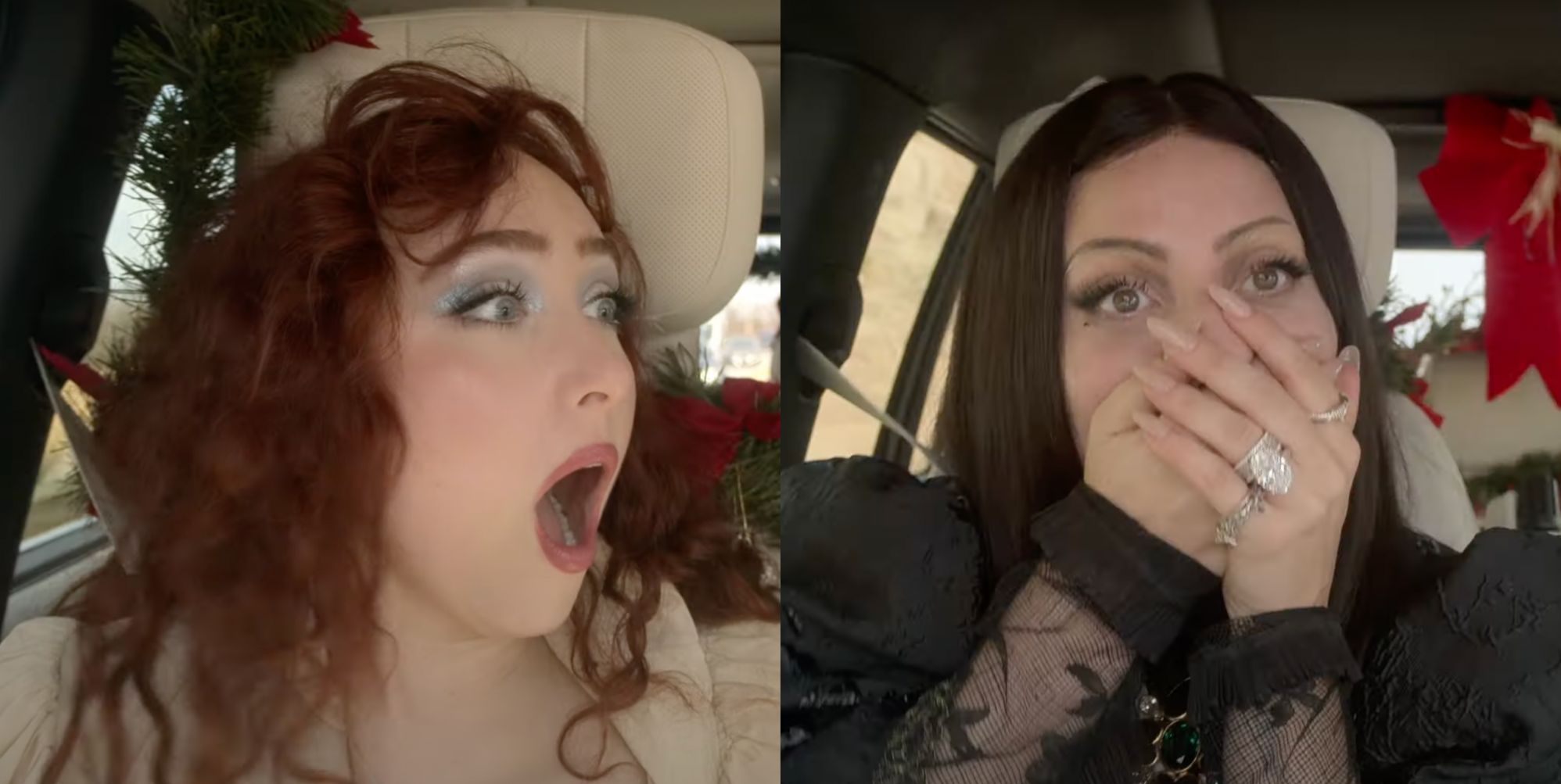 Chappell Roan and Lady Gaga star in surprise Christmas edition of Carpool Karaoke