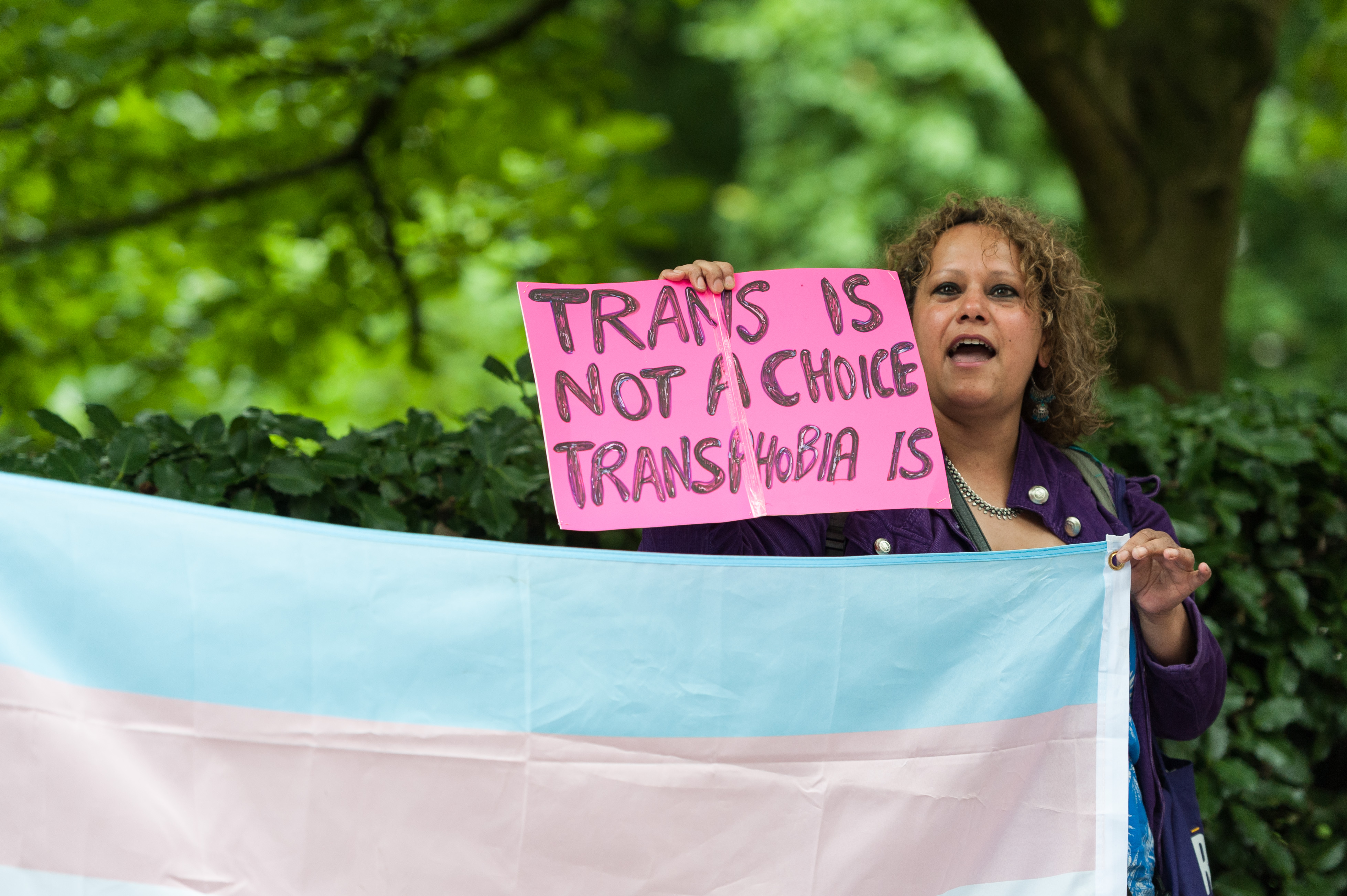Claim that Trump will ban all trans people from military dismissed as 'speculation' by spokesperson