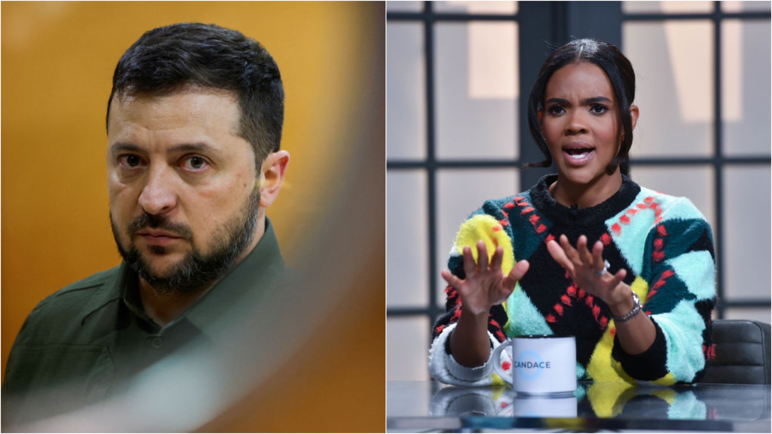 Candace Owens calls Zelensky a 'homosexual actor' and says she doesn't want Ukraine to win the war