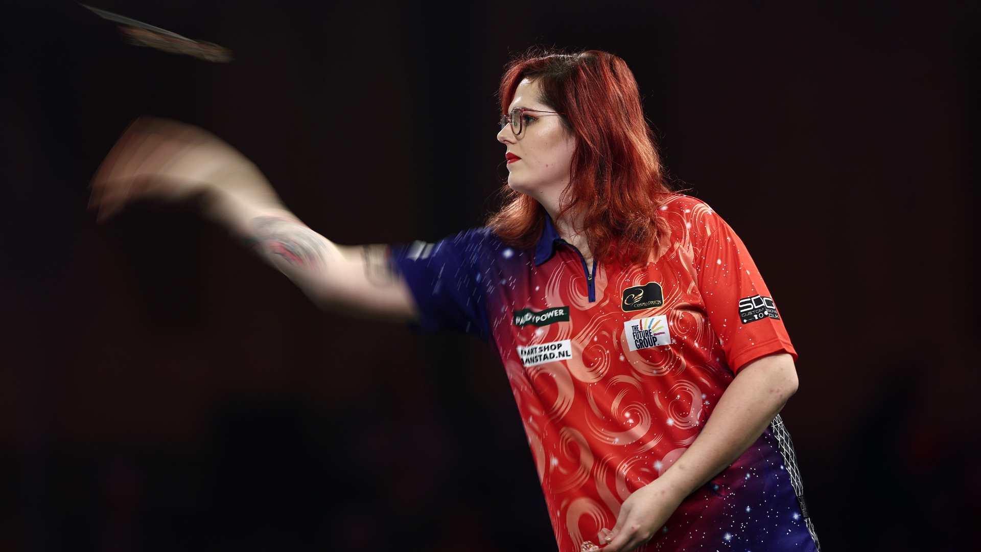History-making trans darts player Noa-Lynn van Leuven receives warm welcome at World Championships
