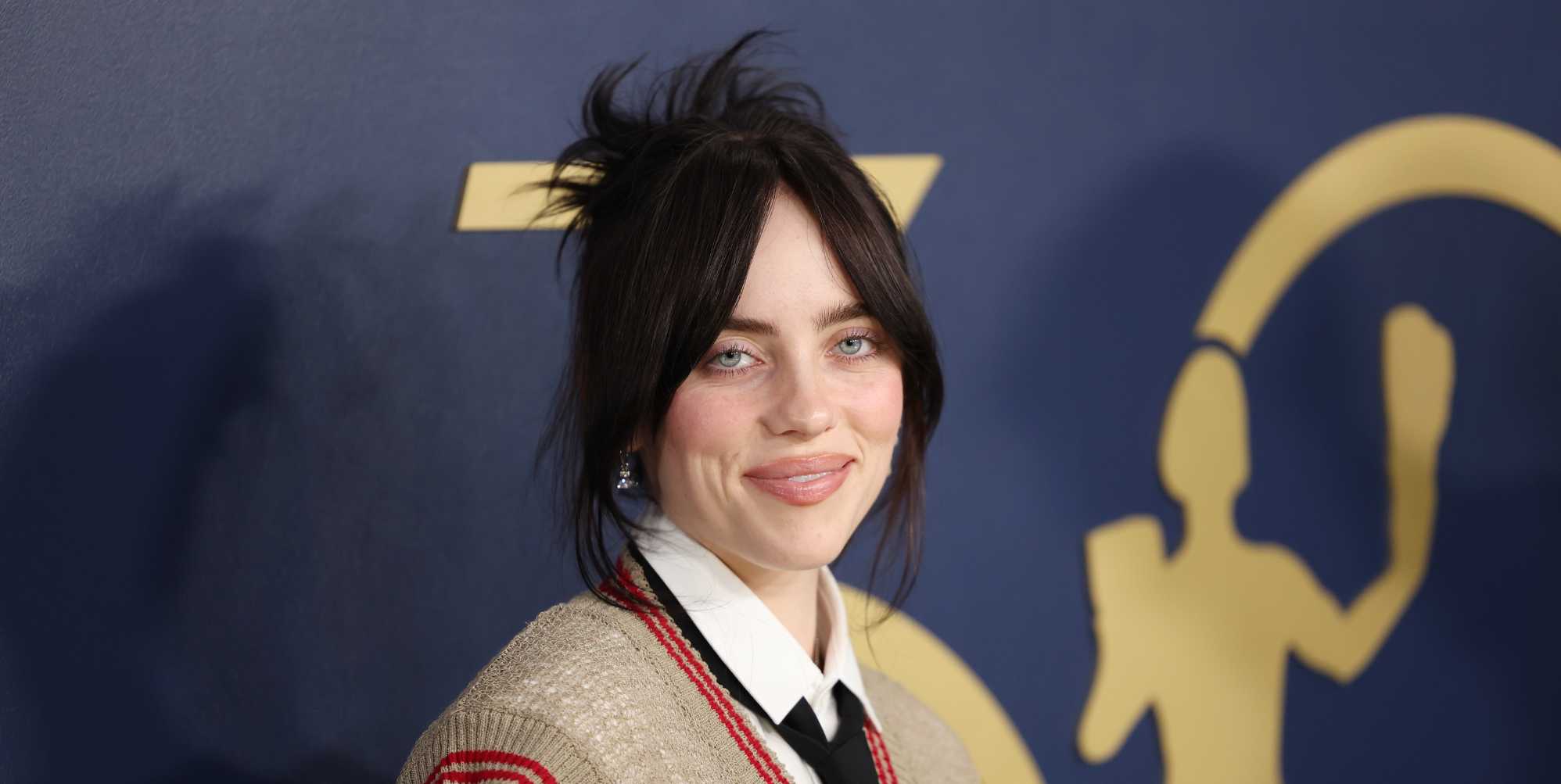 Billie Eilish posts AI images of herself as a man and fans have extreme reaction