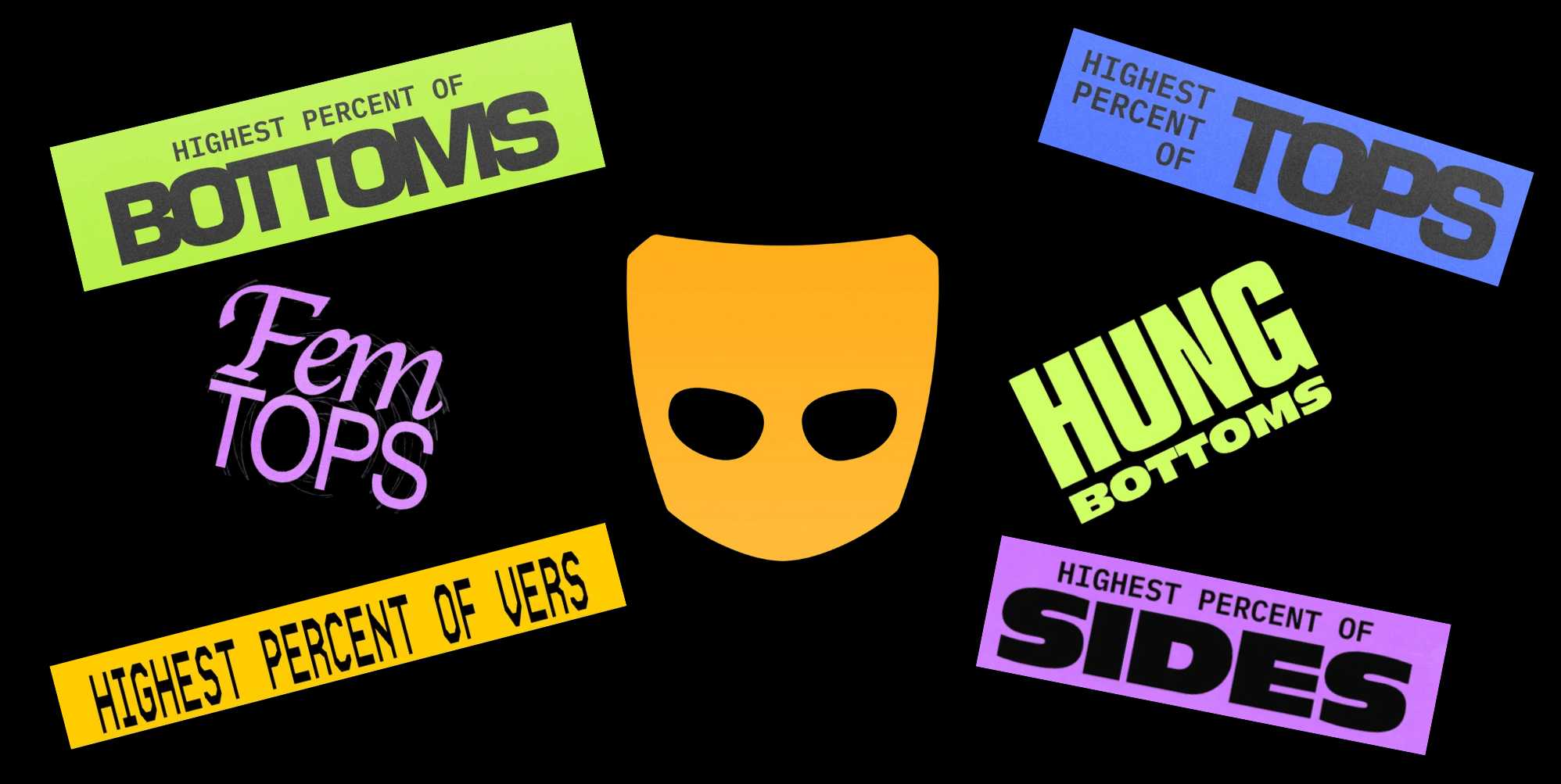 Countries with the highest percentage of tops and bottoms revealed by Grindr