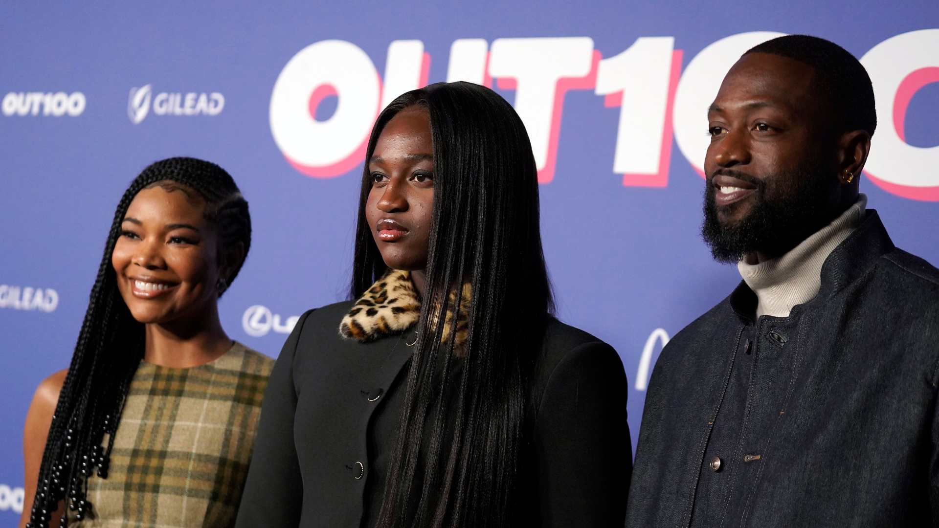 Gabrielle Union and Dwyane Wade proudly support trans daughter Zaya as she wins Groundbreaker award