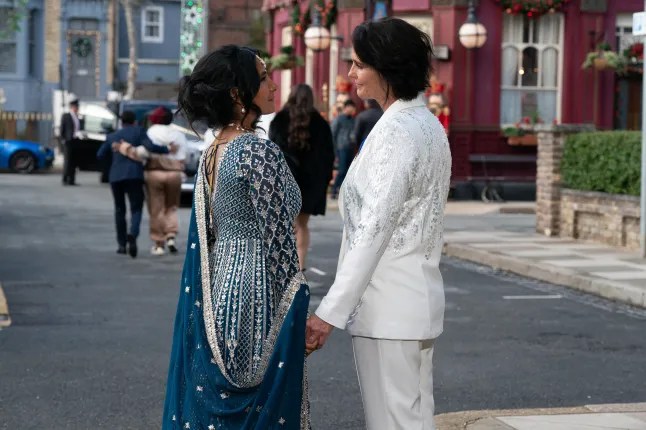 EastEnders' Suki and Eve make history as the first lesbian couple to wed in Albert Square
