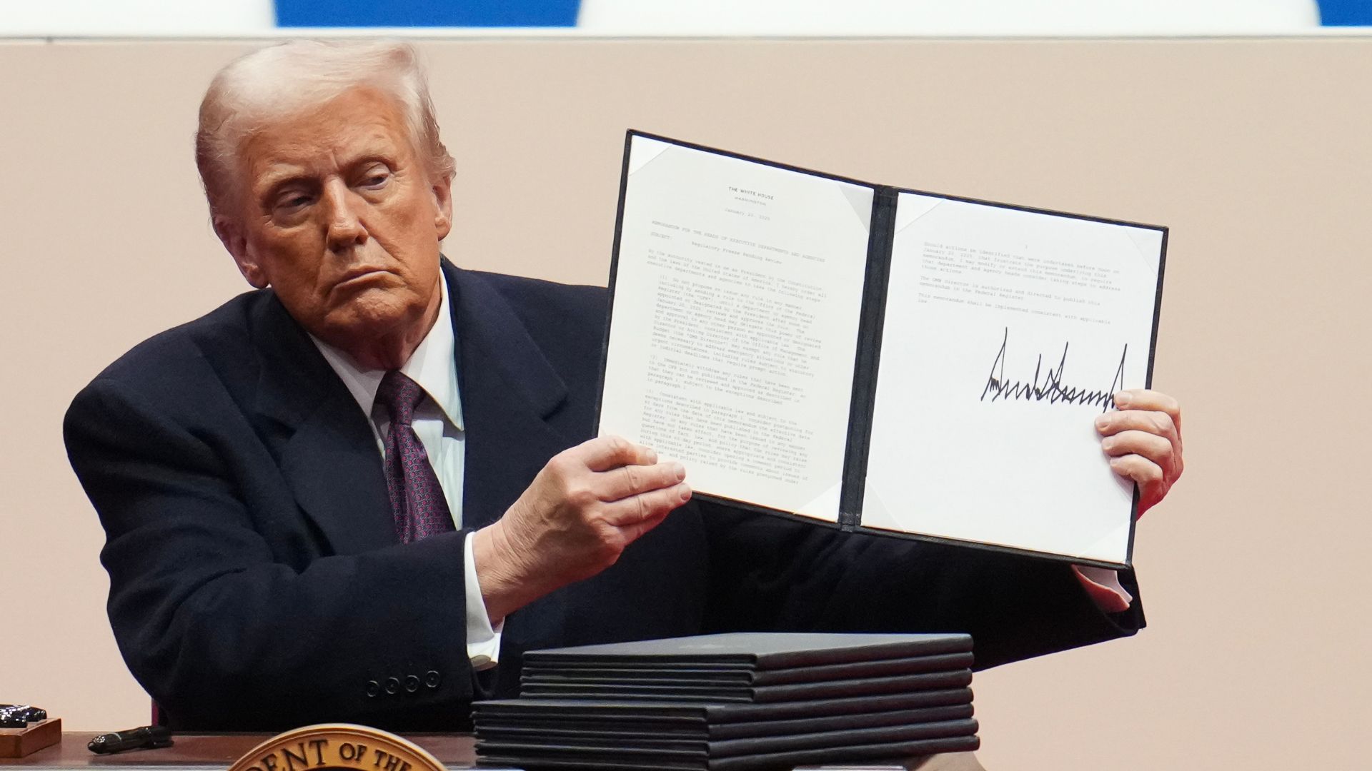 Trump signs executive order proclaiming there are 'only two sexes'