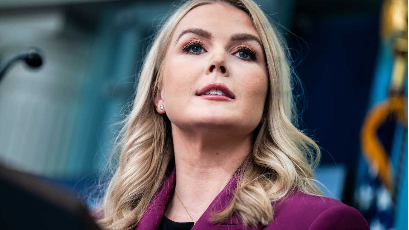 Trump press secretary Karoline Leavitt attacks 'transgenderism' and 'wokeness' in White House debut