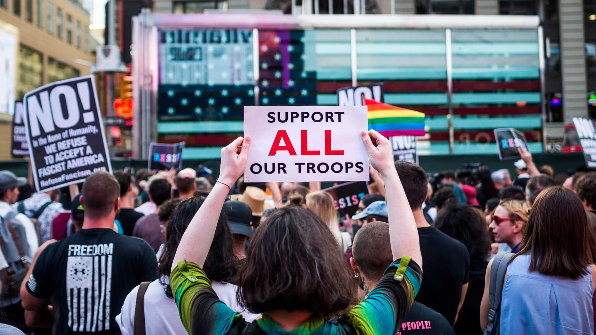 Trump has promised to ban trans people from the US military, again (Michael Nigro/Pacific Press/LightRocket via Getty Images)