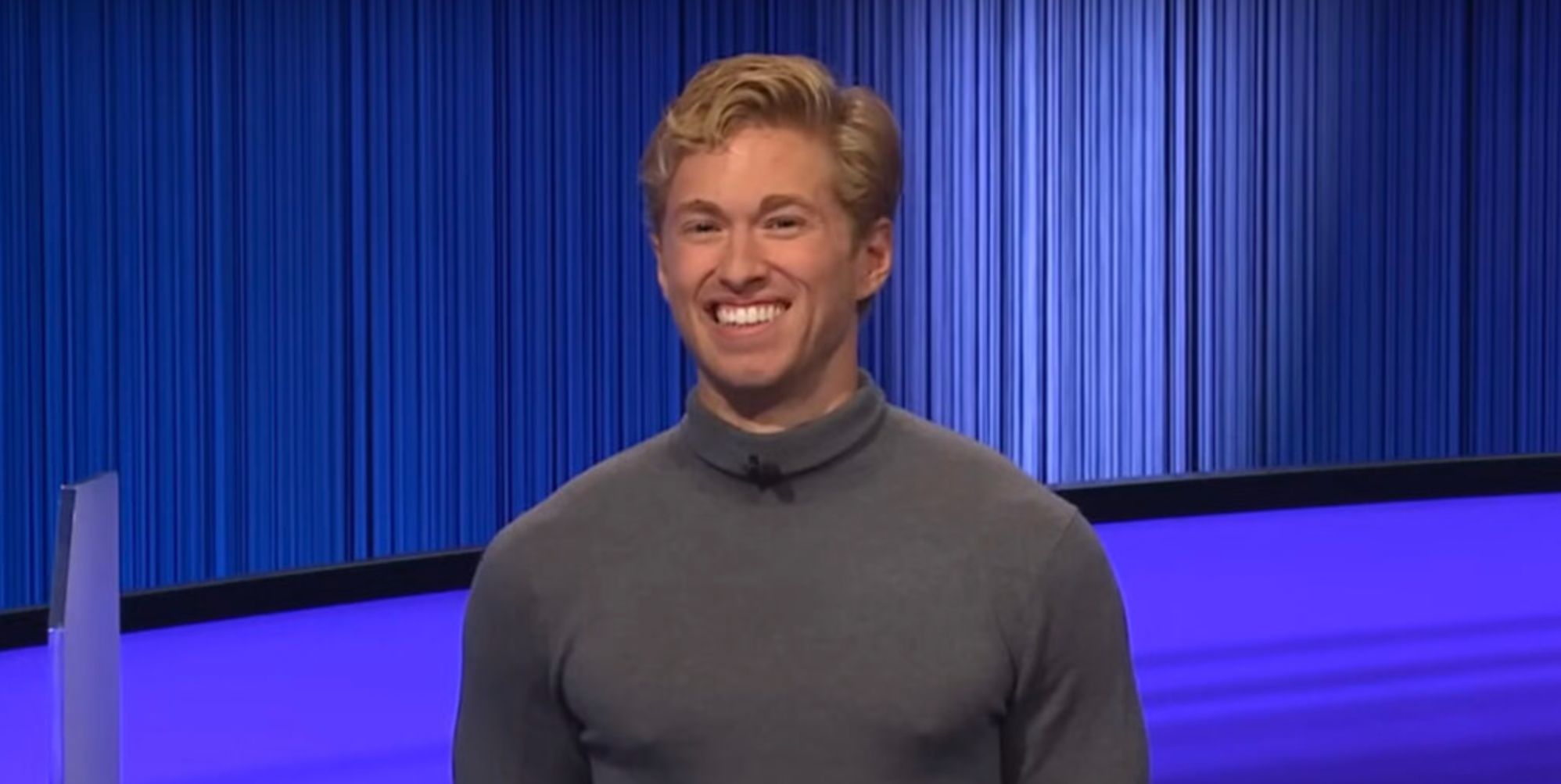 Jeopardy! fans are going wild for Tournament of Champions player and hot history-maker Drew Goins