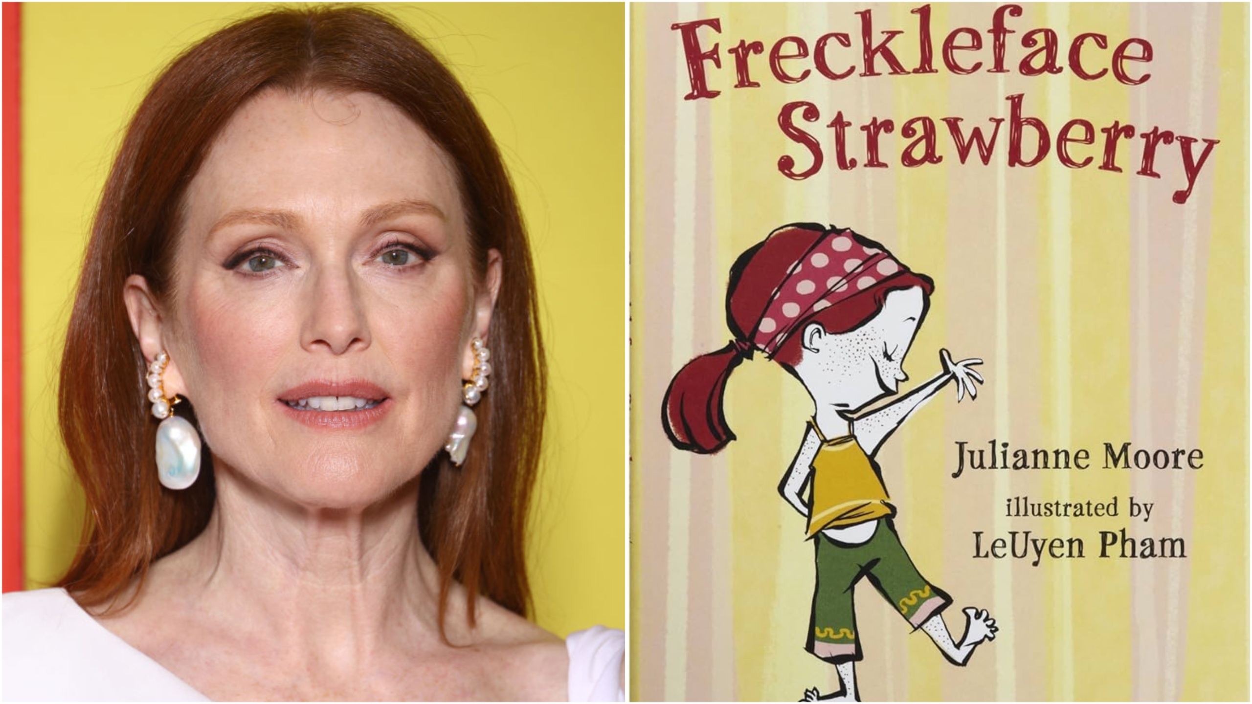 Julianne Moore 'in shock' after Trump bans her children's book Freckleface Strawberry