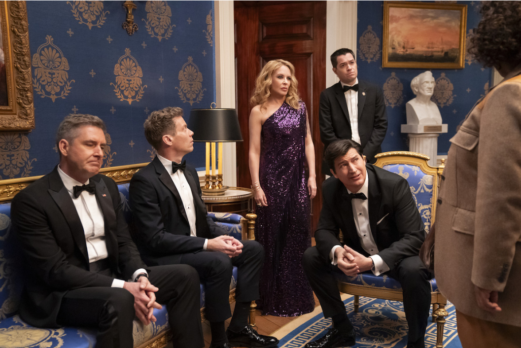 Kylie Minogue appears in trailer for new Netflix murder mystery The Residence