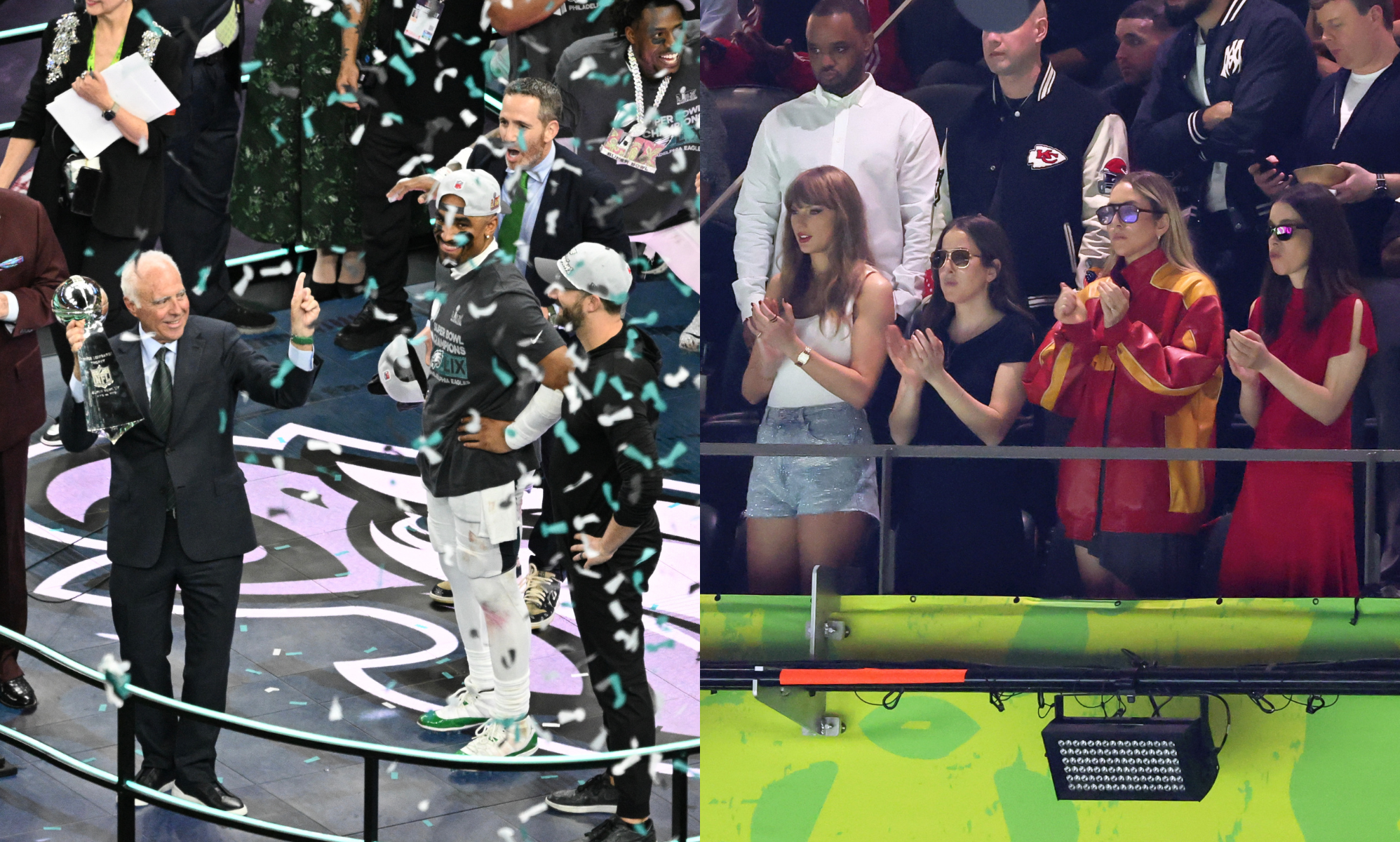 Philadelphia Eagles win the Super Bowl 2025 to Taylor Swift's disappointment