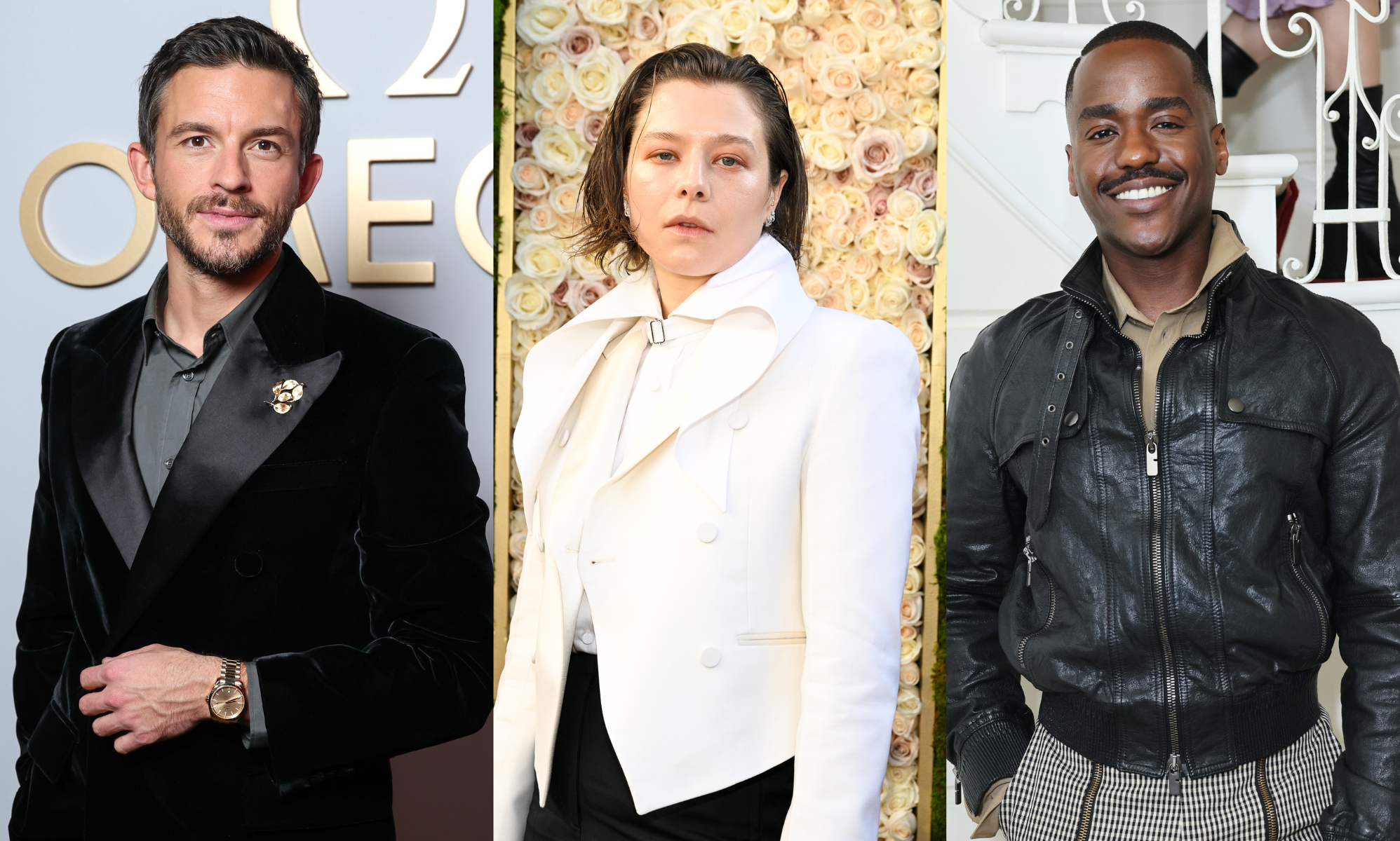 Jonathan Bailey, Emma D'Arcy and Ncuti Gatwa receive nominations for the British LGBT+ Awards