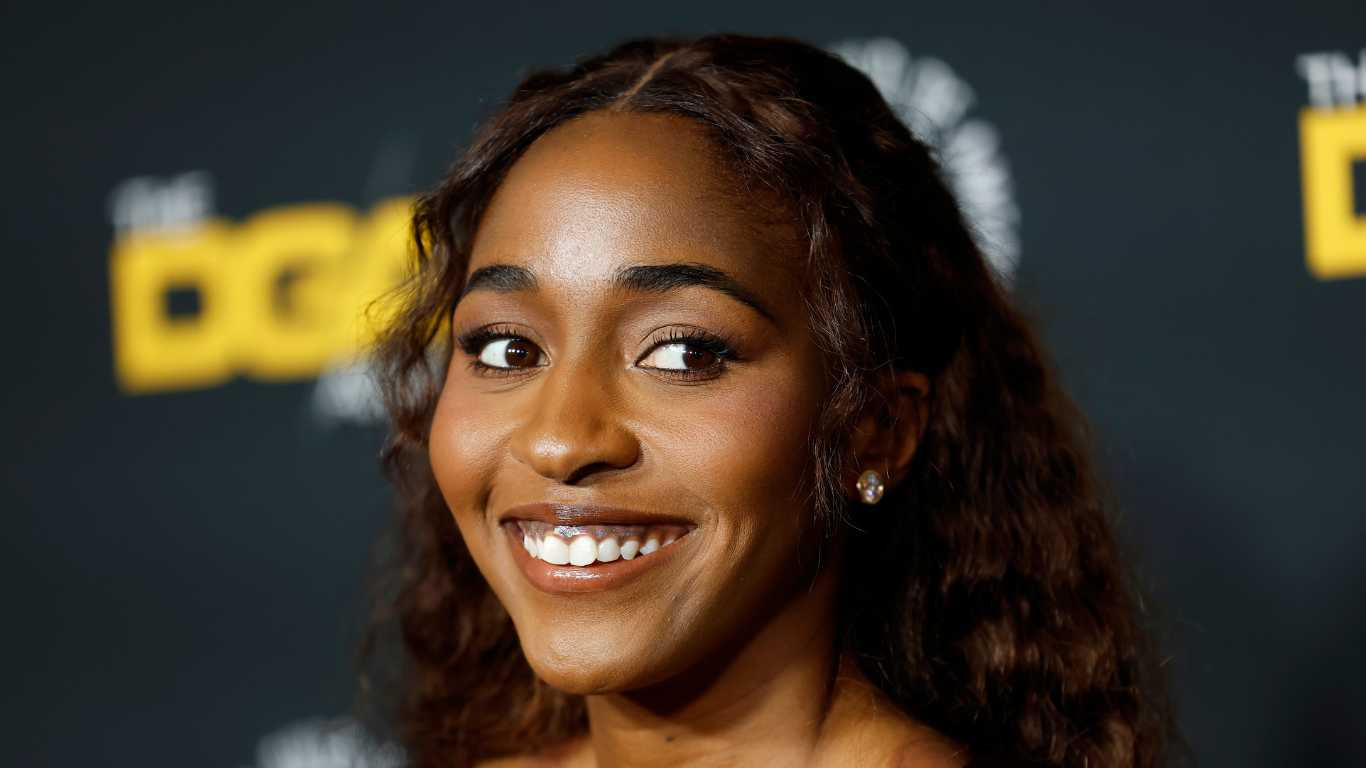 The Bear star Ayo Edebiri has revealed that her first-ever kiss was with a girl