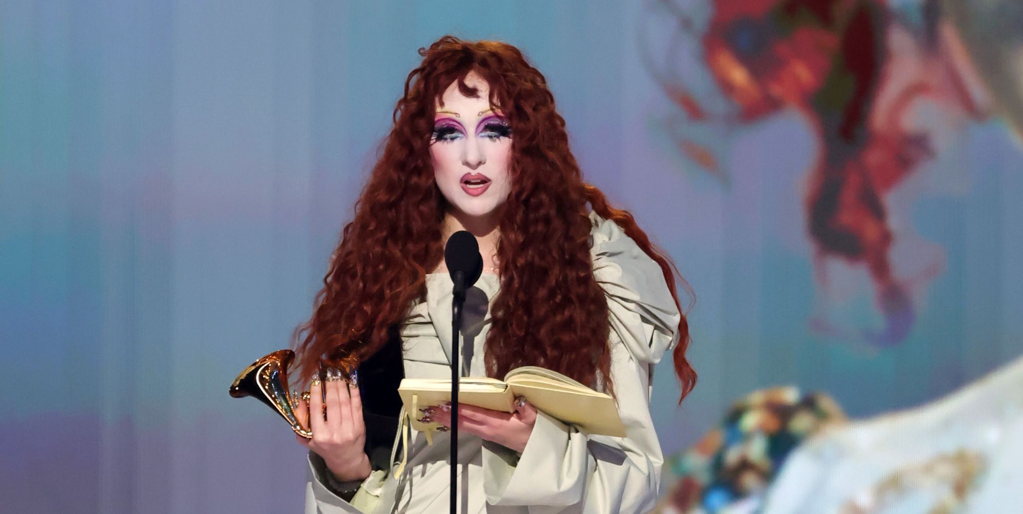 Chappell Roan dedicates BRIT Award to trans artists, drag queens and Sinéad O'Connor