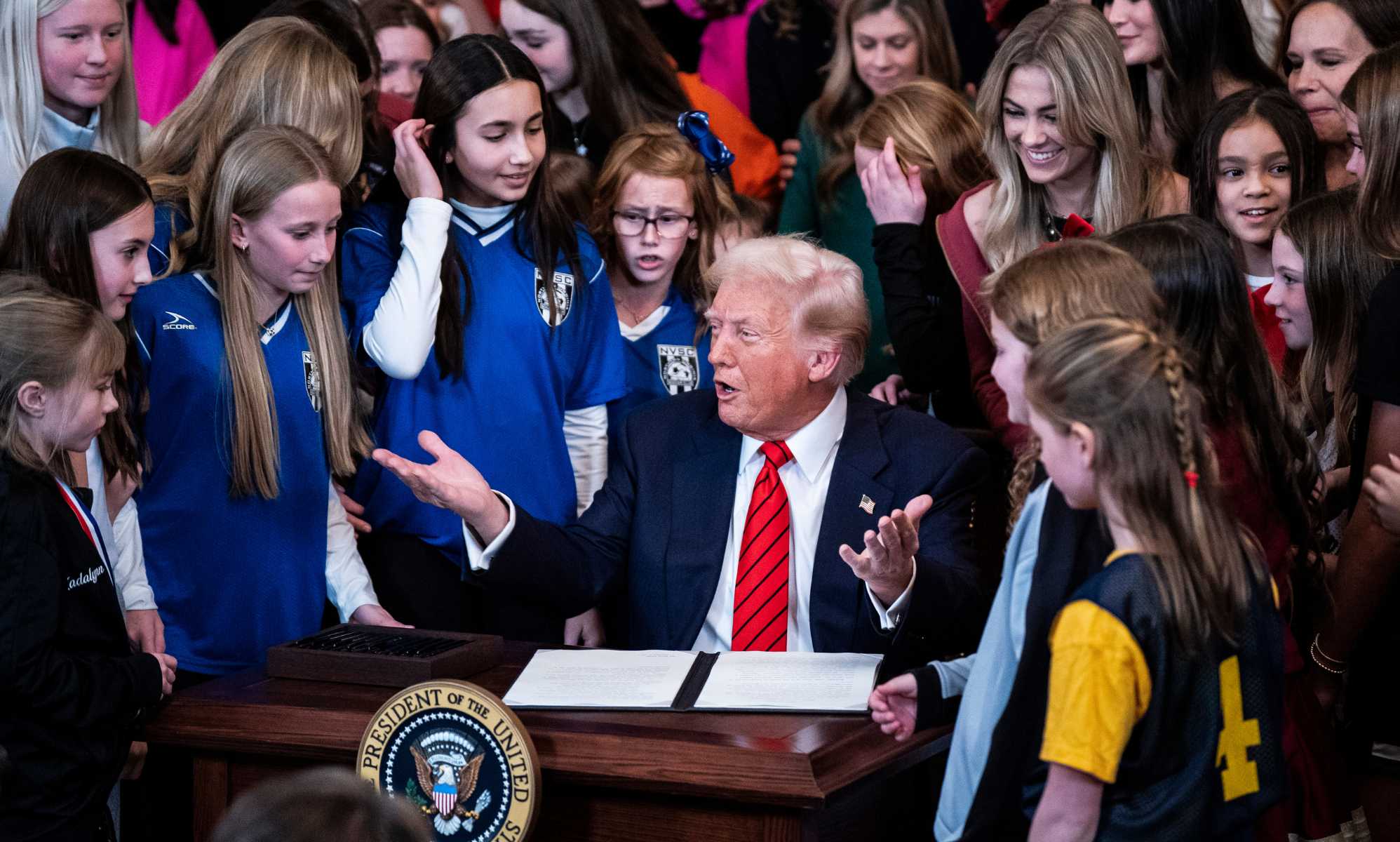 Blow for Trump as bill to ban trans athletes from women’s sports blocked in the US senate