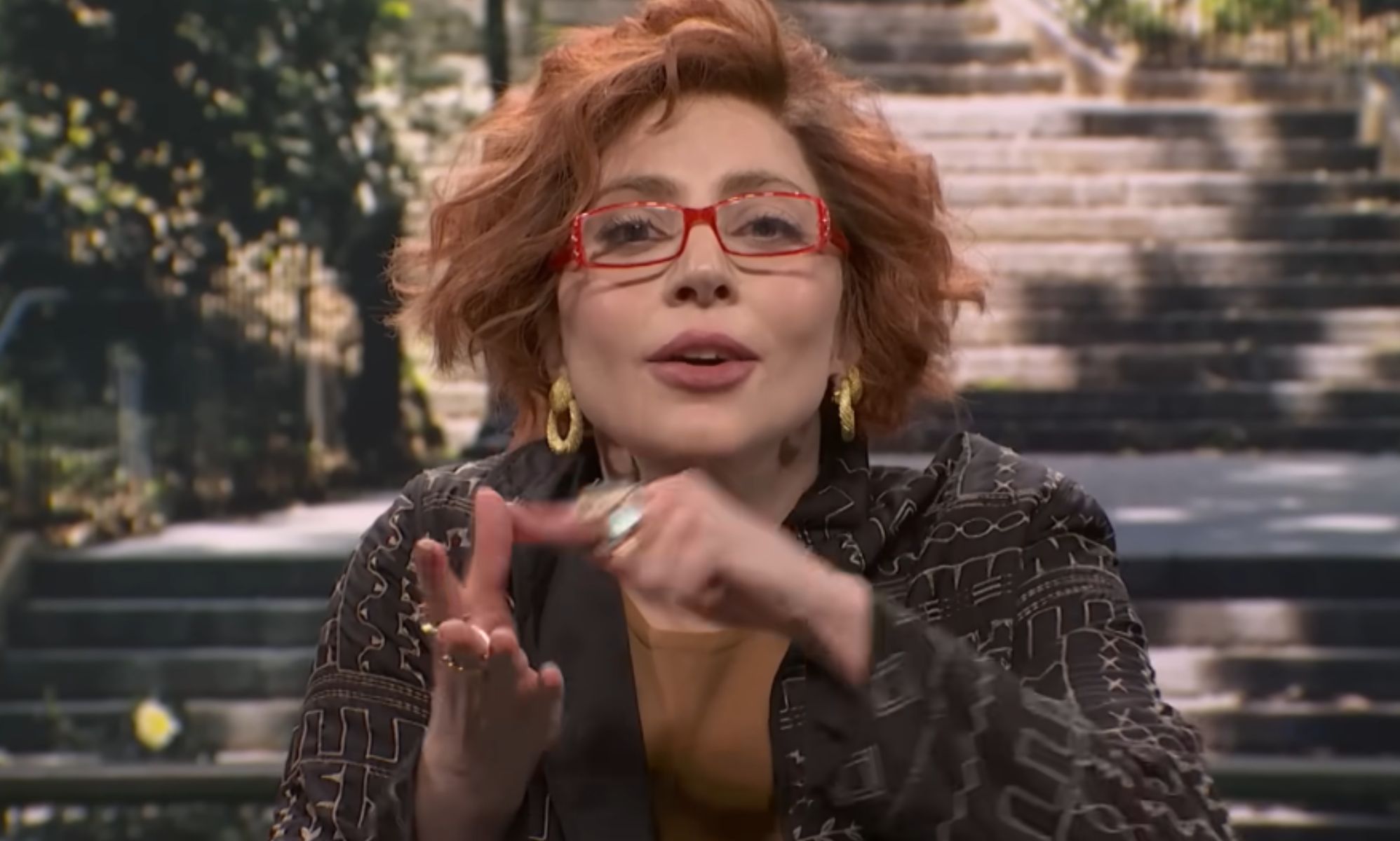 Watch: Lady Gaga hilariously channels inner 57-year-old in SNL 'Little Red Glasses' skit