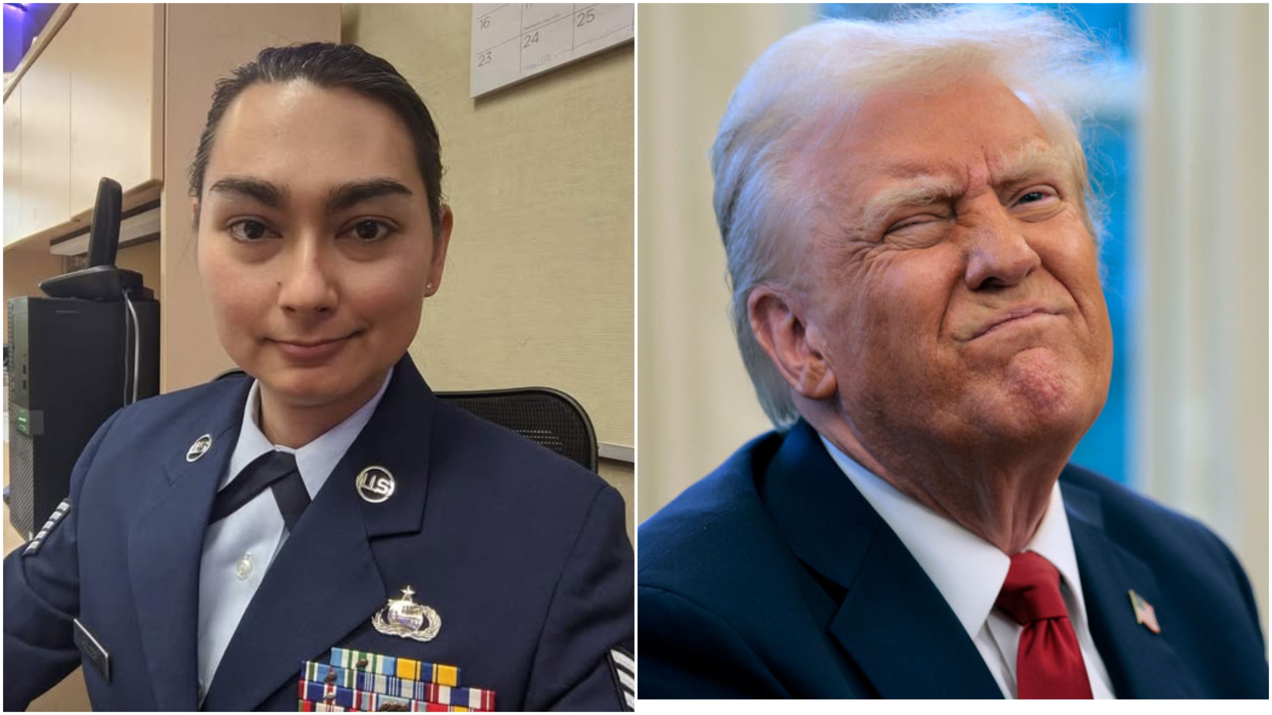 Intelligence officer with 20 years service speaks out about Trump's 'hurtful' trans military ban