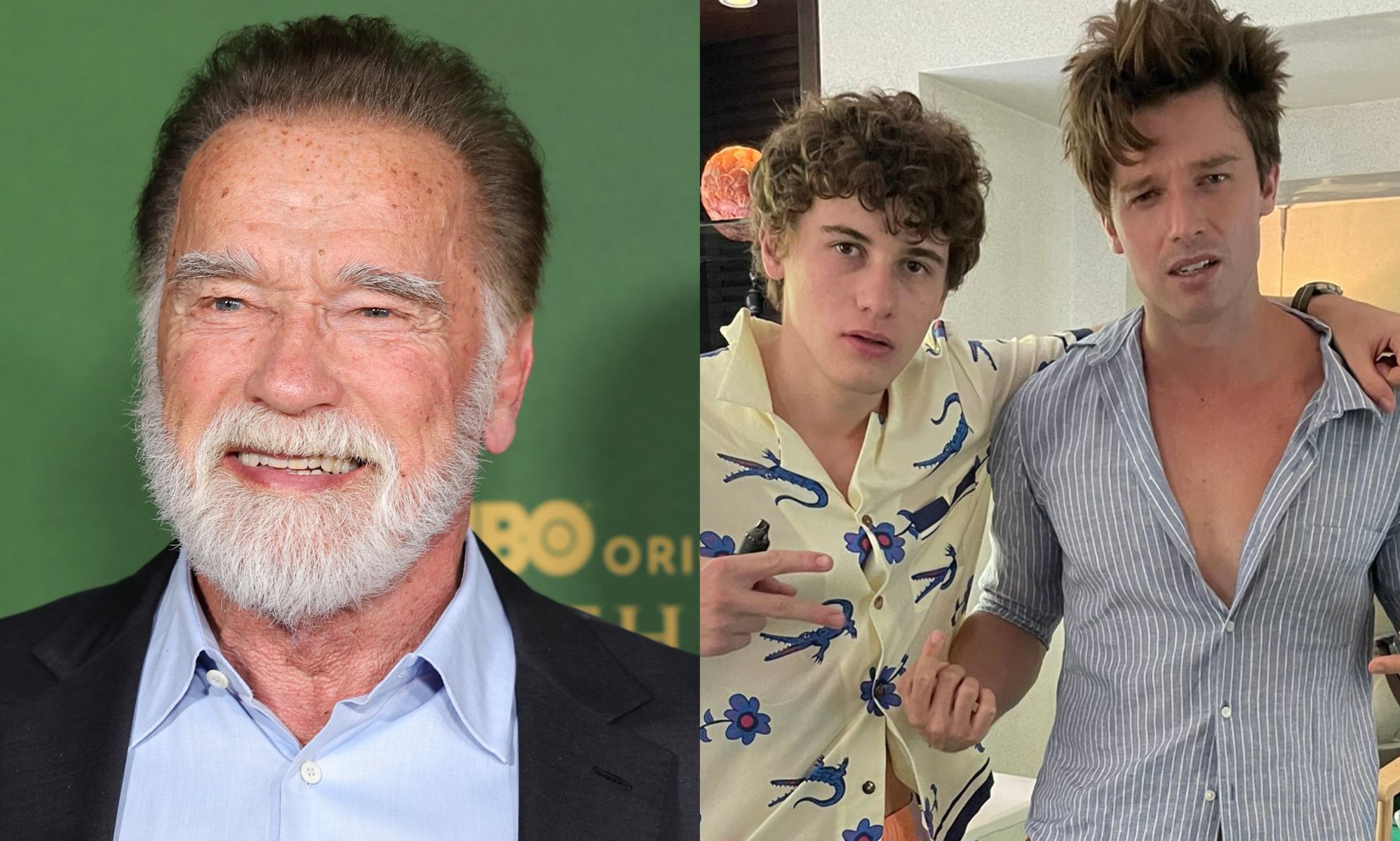 Arnold Schwarzenegger posts hilarious response to son Patrick's shocking White Lotus sex scene