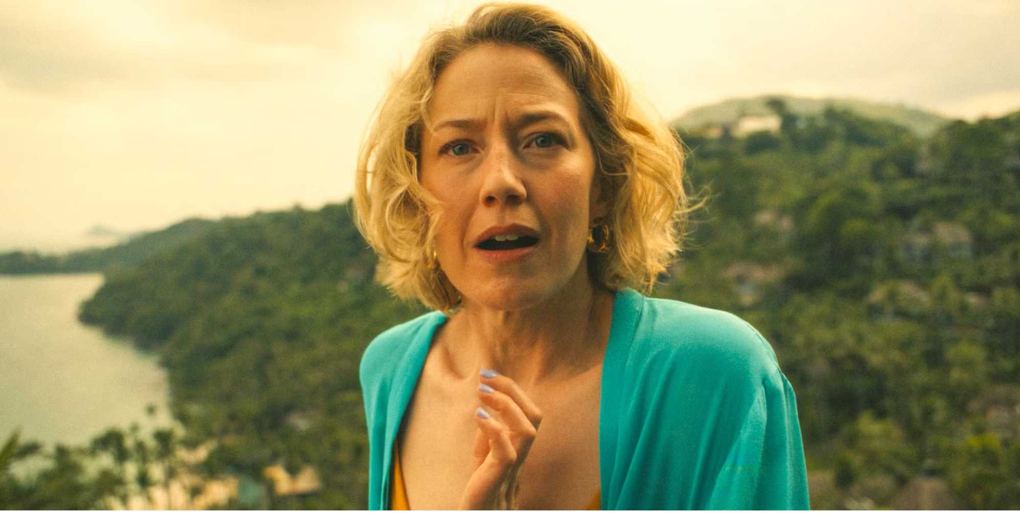 The White Lotus: Carrie Coon's child was written as non-binary, but the storyline was cut after Trump's election