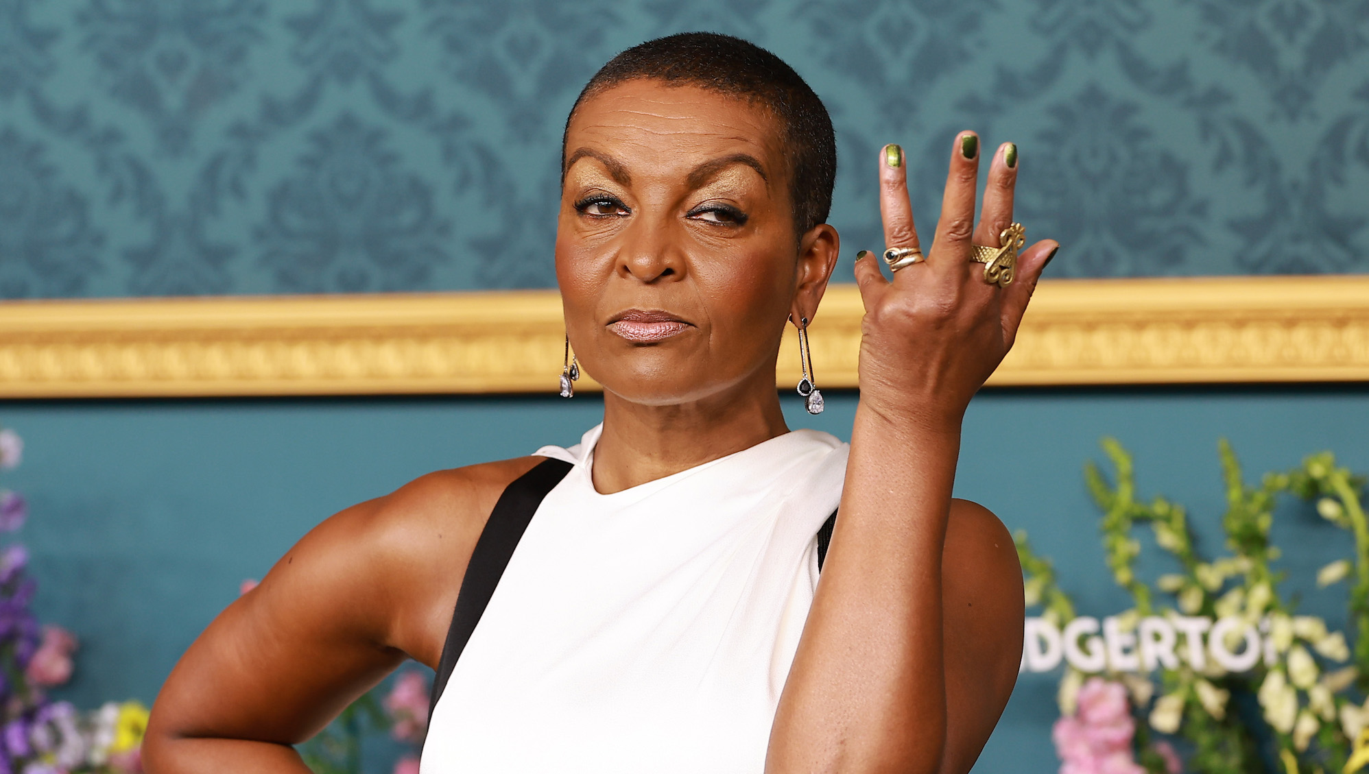 Bridgerton star Adjoa Andoh joins trans rights protest after Supreme Court ruling