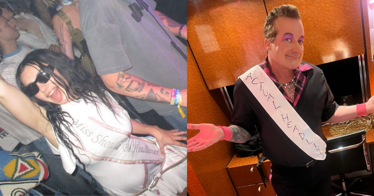 Charli XCX responds after Green Day’s Tré Cool parodies her Coachella ‘Should Be Headliner’ sash