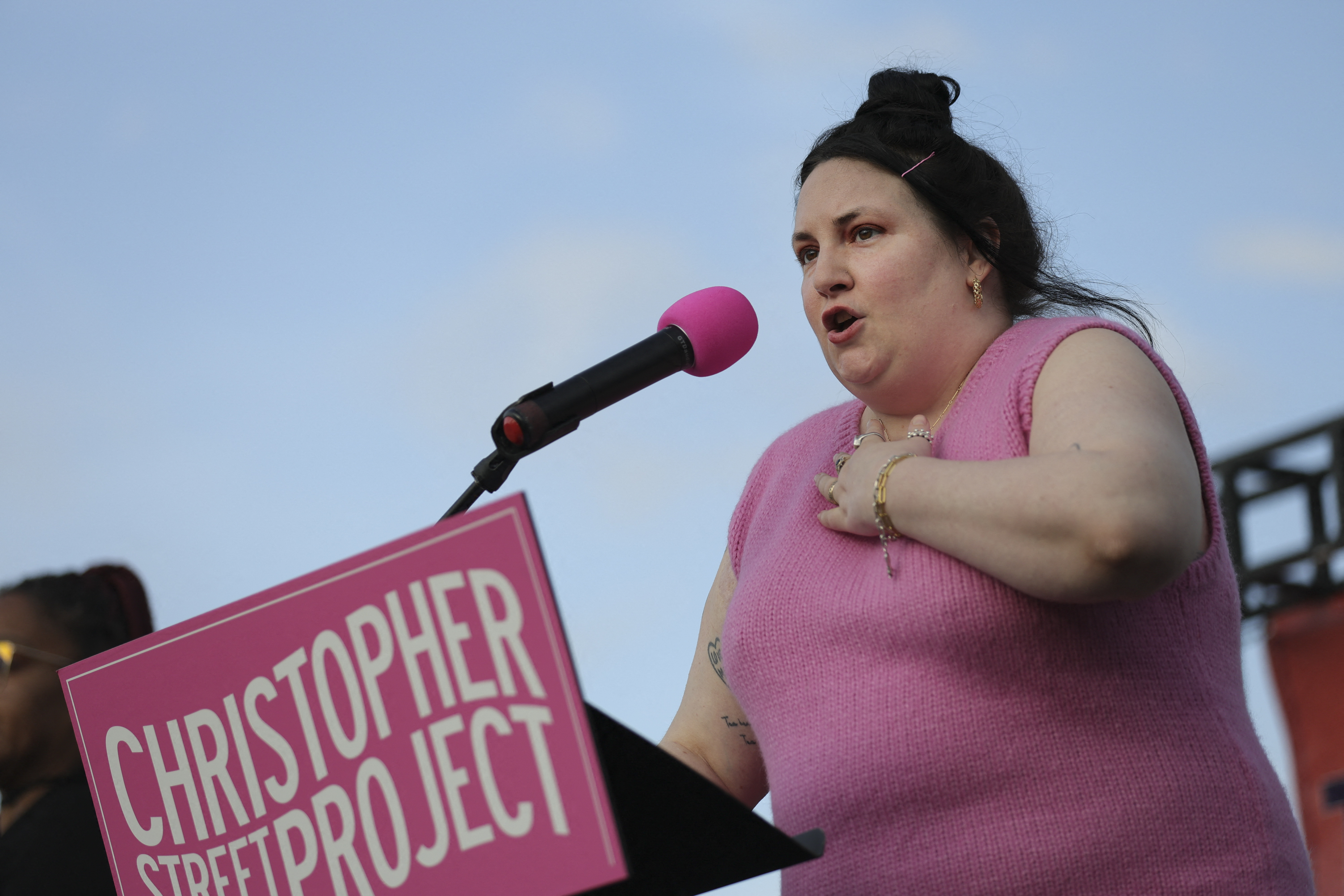 Lena Dunham fights for trans rights outside the US Capitol: ‘Trans liberation is our liberation’